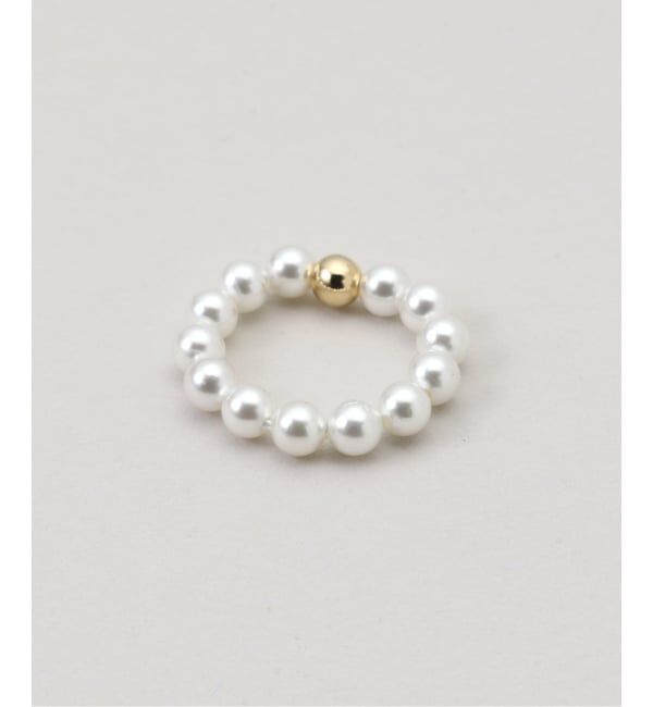  「STELLAR HOLLYWOOD/ステラハリウッド シェルパールピンキーリングセット」|リング|