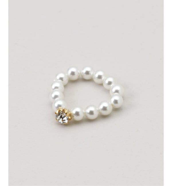  「STELLAR HOLLYWOOD/ステラハリウッド シェルパールピンキーリングセット」|リング|