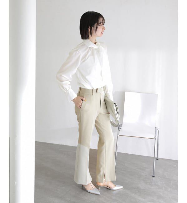  「【洗える】ボータイ2WAYブラウス」|シャツ・ブラウス|