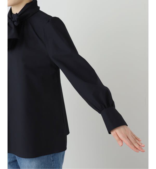  「【洗える】ボータイ2WAYブラウス」|シャツ・ブラウス|