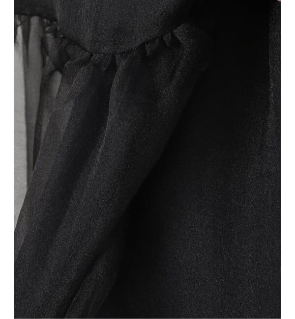  「【洗える】オーガンジーティアードスカート」|スカート|