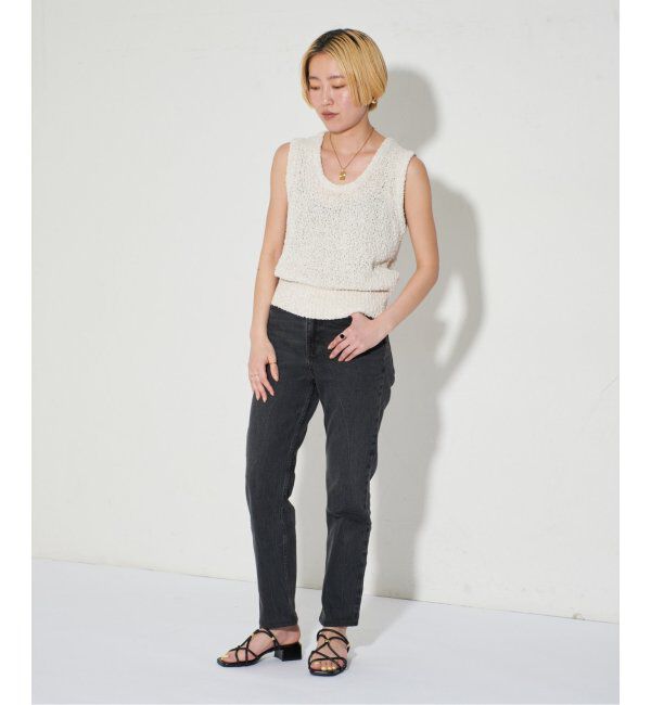  「GRISE3.5cmクロスメタルストリングサンダル」|サンダル|