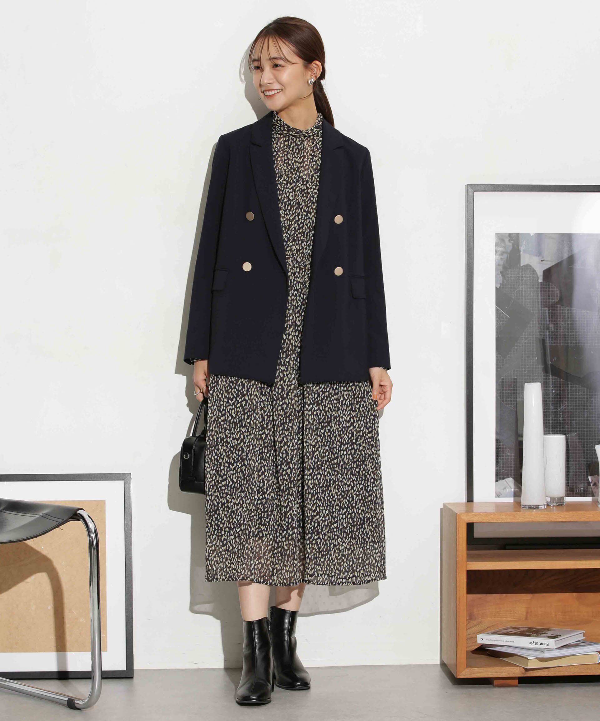 nano･universe「フィルムドットシフォンタックワンピース」|ワンピース|