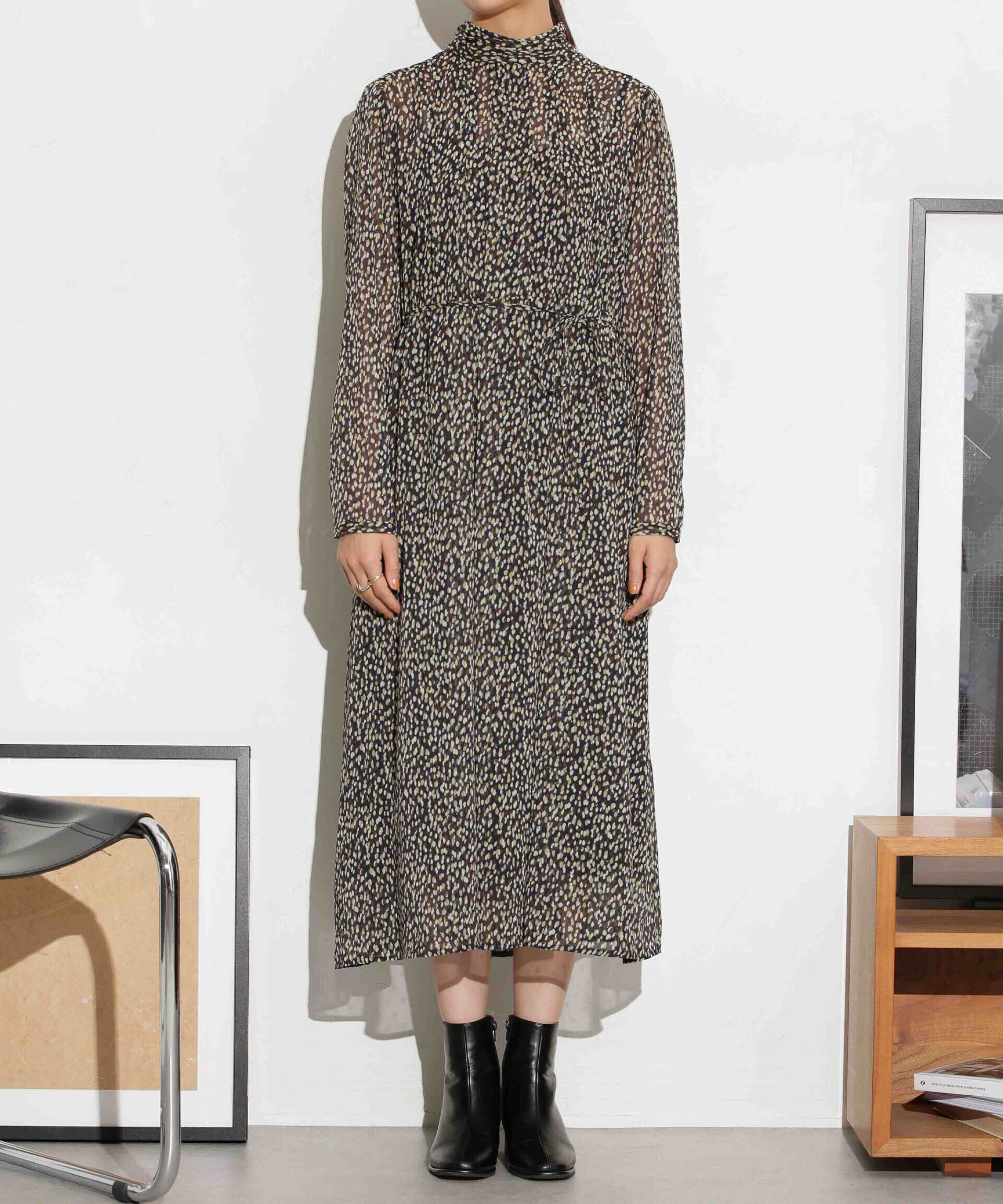 nano･universe「フィルムドットシフォンタックワンピース」|ワンピース|