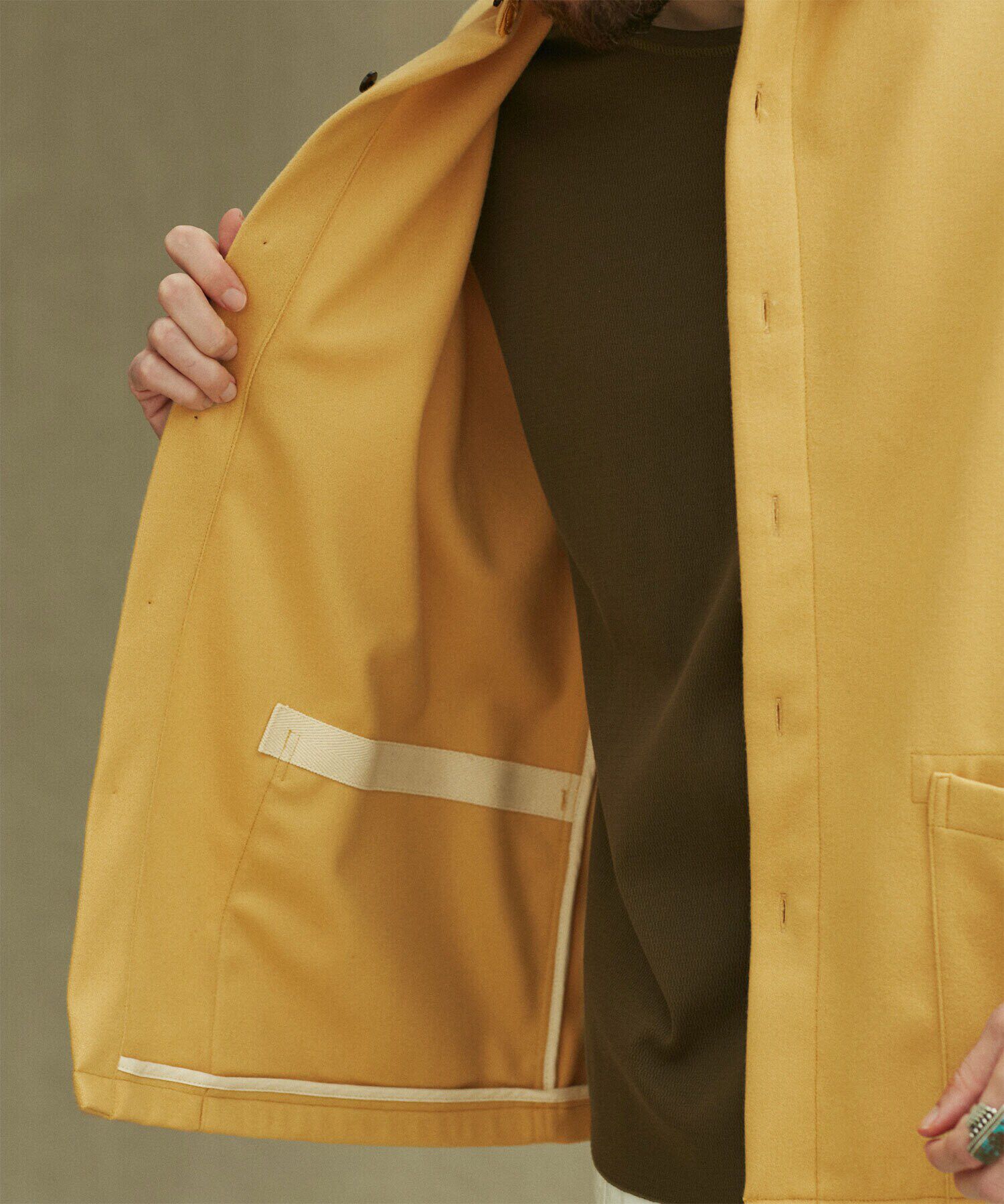 nano･universe「LB.02/ブランケットガーデニングシャツブルゾン」|ブルゾン・スタジャン|