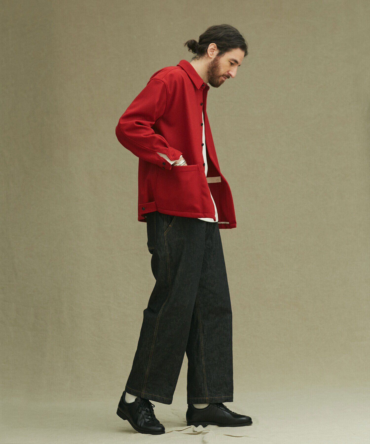 nano･universe「LB.02/ブランケットガーデニングシャツブルゾン」|ブルゾン・スタジャン|