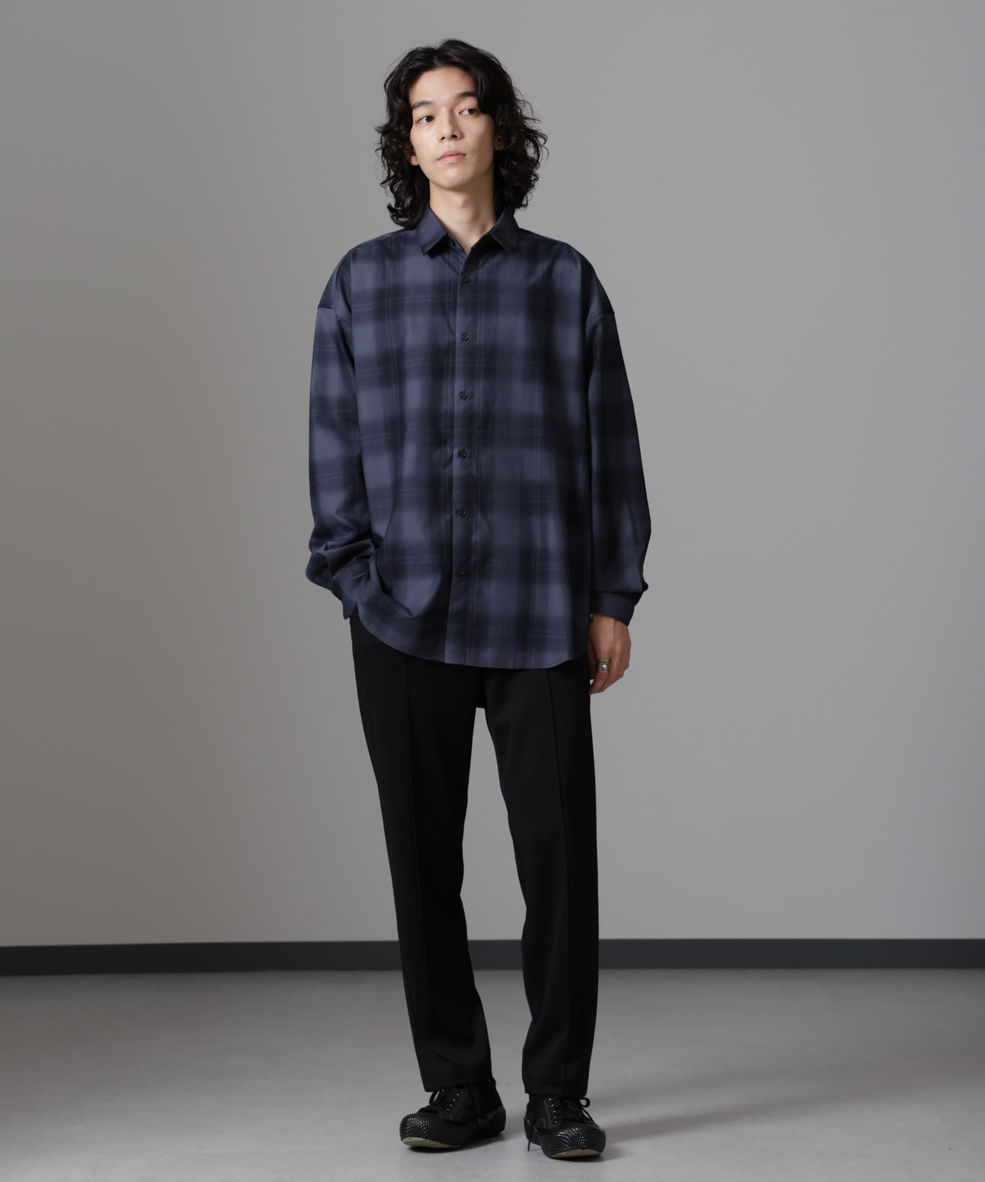 nano･universe「ダブルジャージーテーパードパンツ」|チノ|