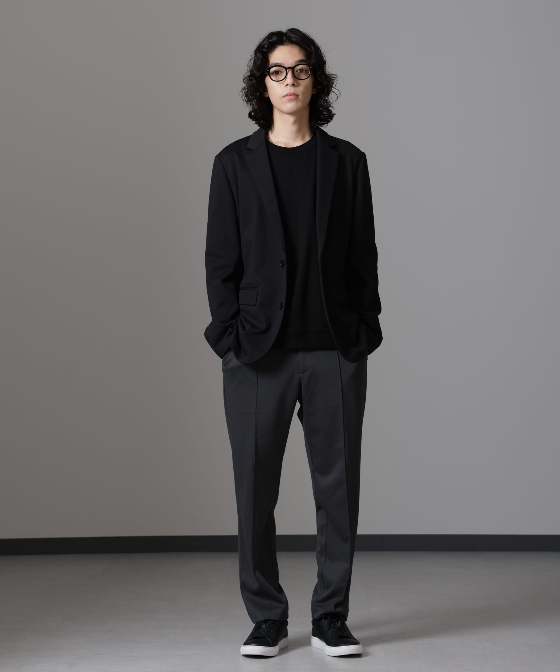 nano･universe「ダブルジャージーテーパードパンツ」|チノ|