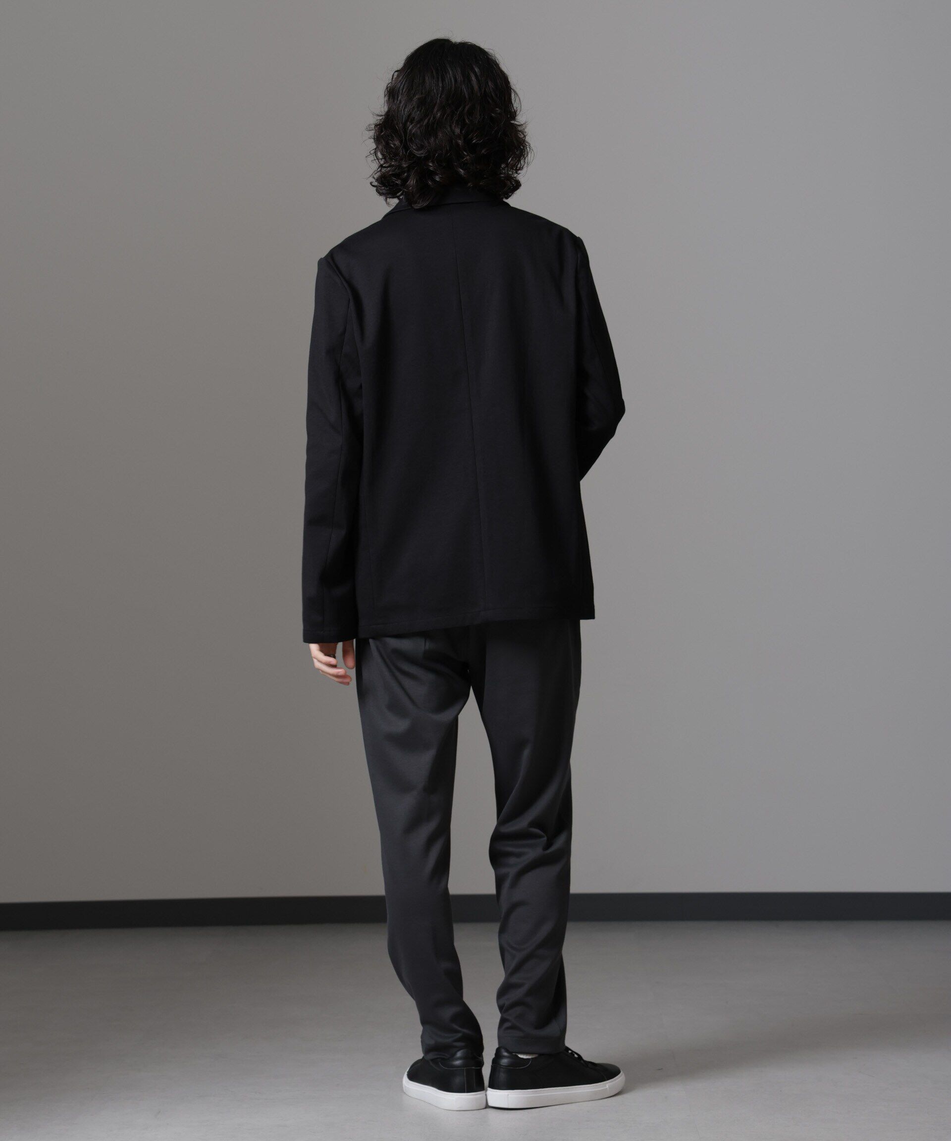 nano･universe「ダブルジャージーテーパードパンツ」|チノ|