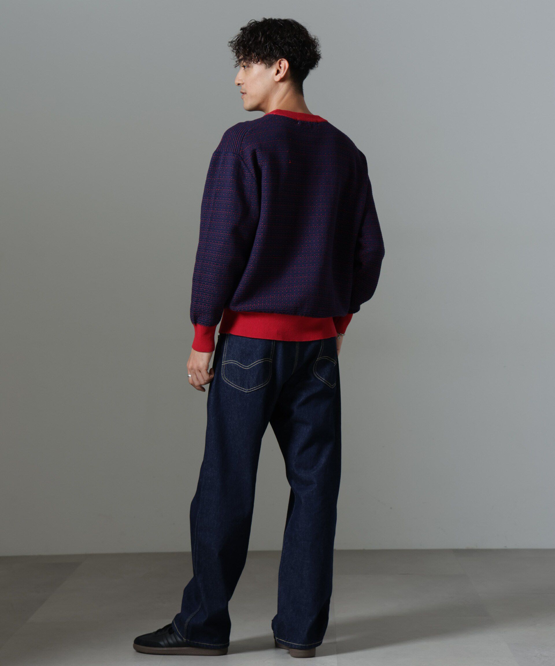 nano･universe「「NJ/CLUB」HOMESTOCK ジャガードニット」|ニット・セーター|