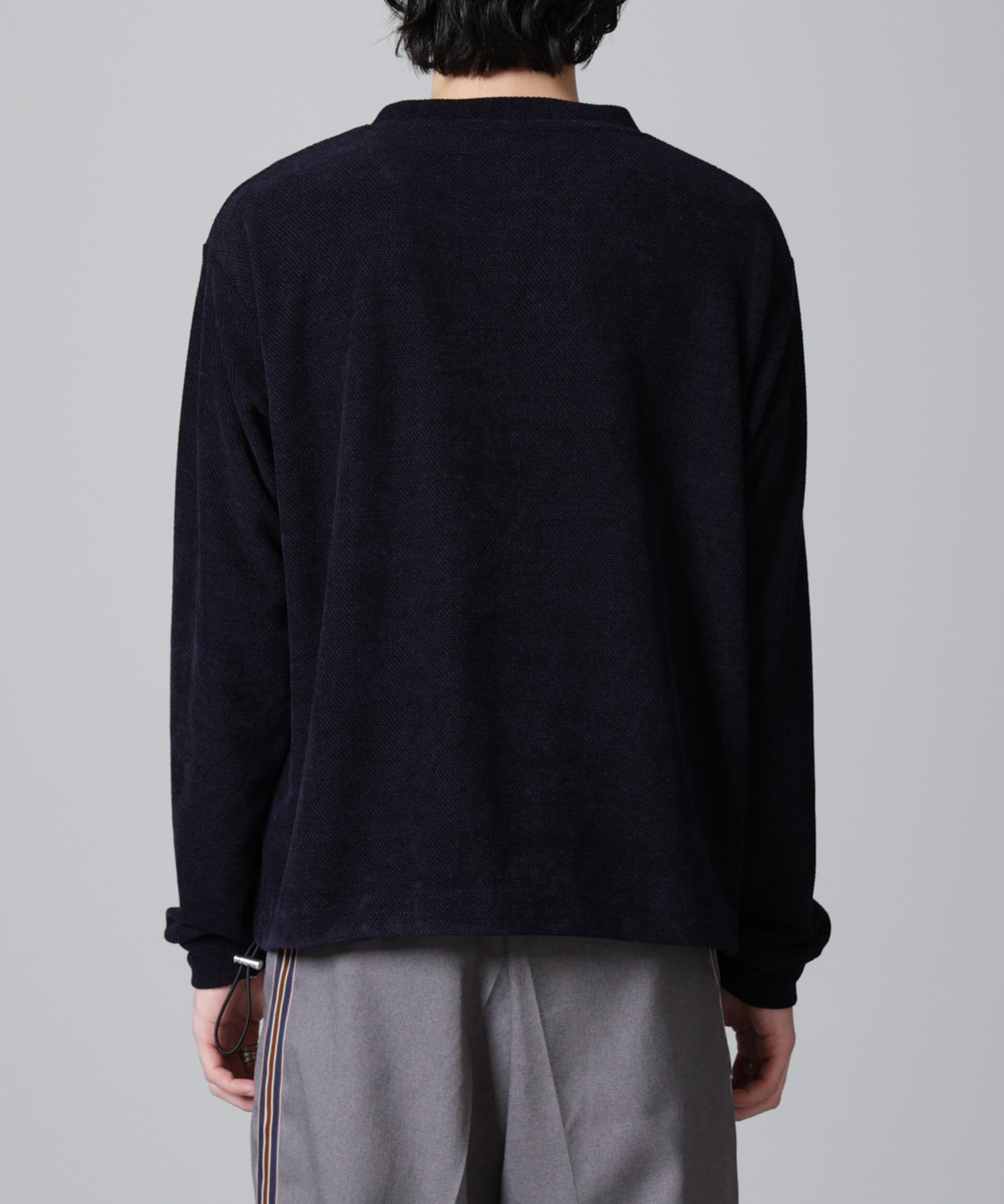 nano･universe「モールライクドローコードプルオーバー 長袖」|Tシャツ・カットソー|