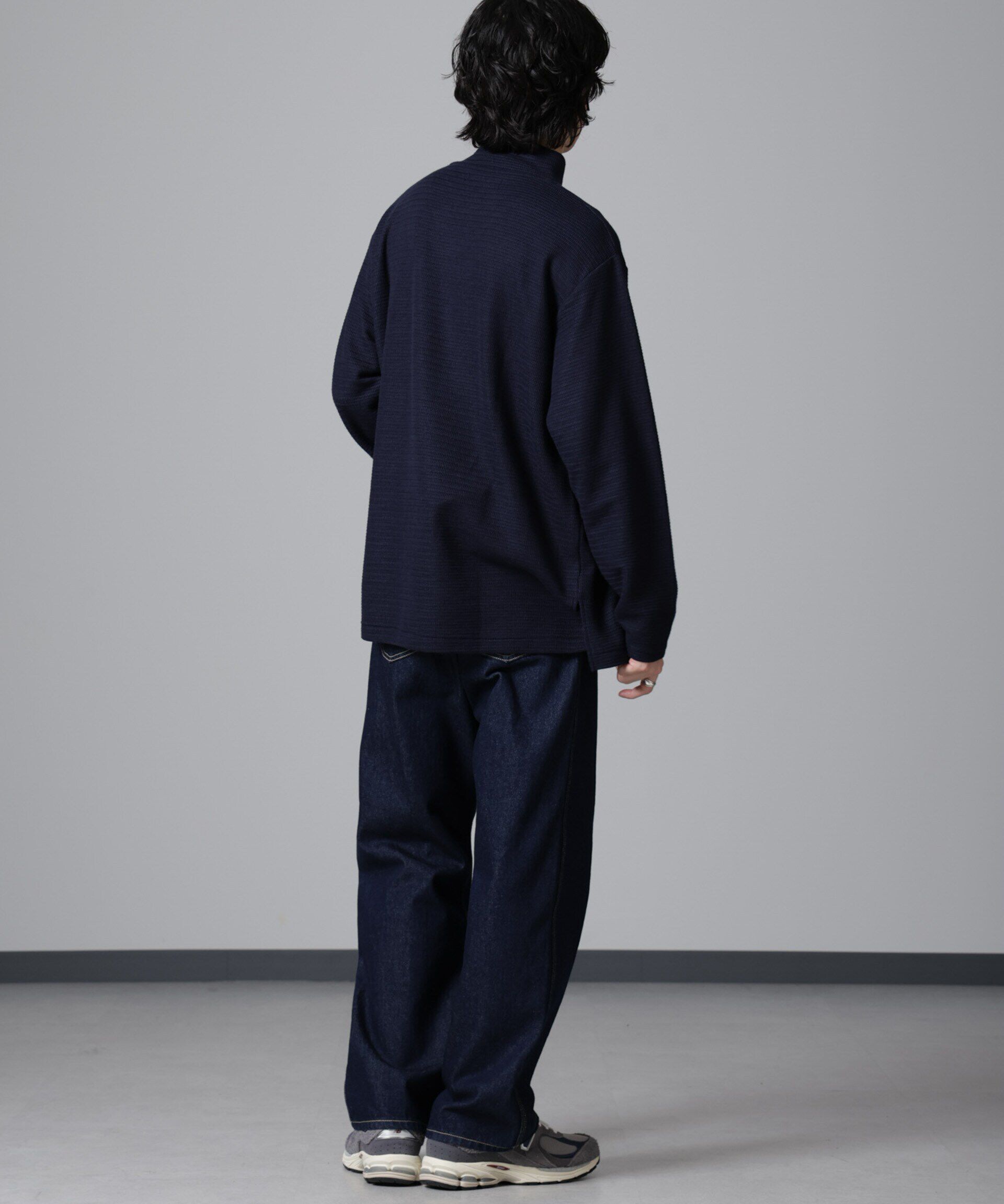 nano･universe「WEB限定/デザインネックサーマルプルオーバー 長袖」|Tシャツ・カットソー|