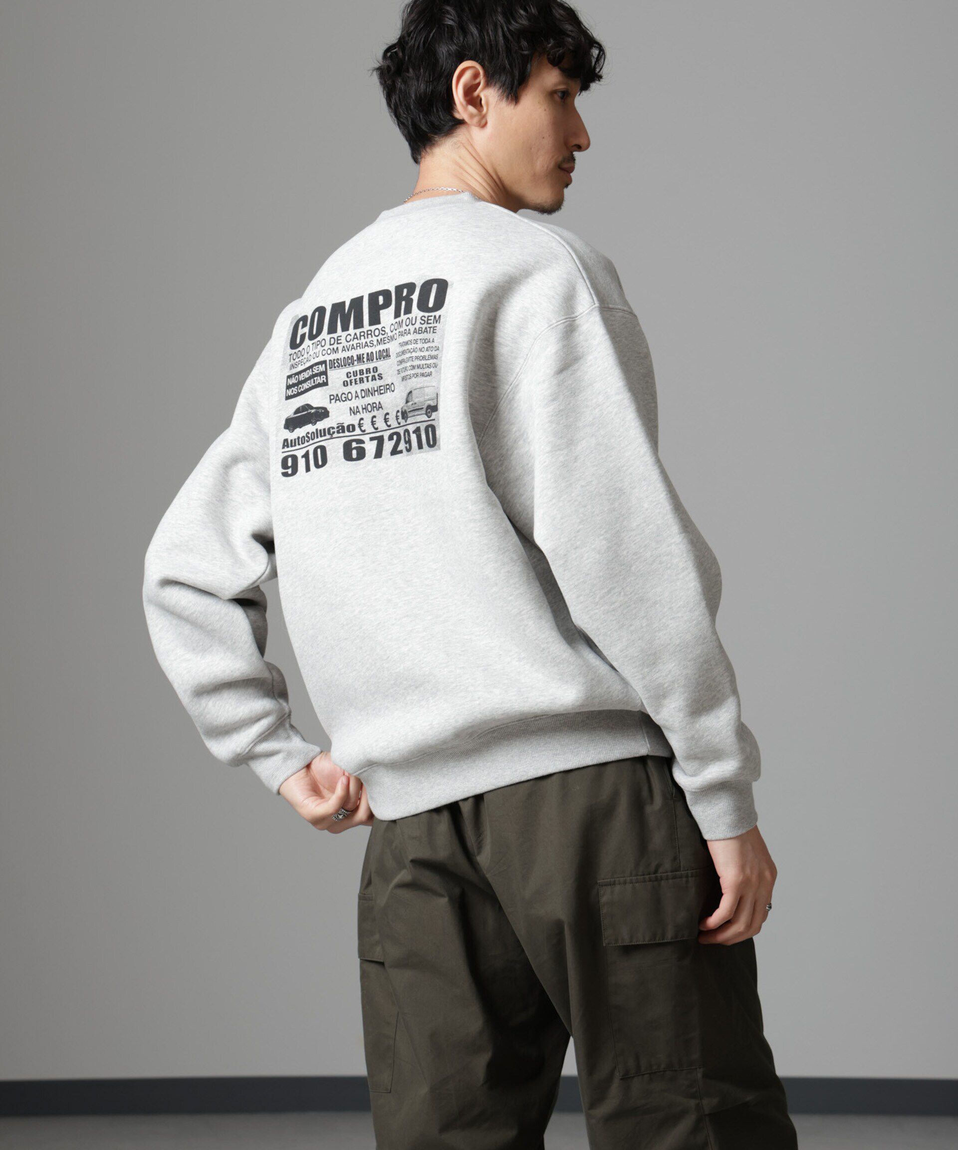 nano･universe「｢MOFFISIE｣オリジナルプリントスウェット」|Tシャツ・カットソー|