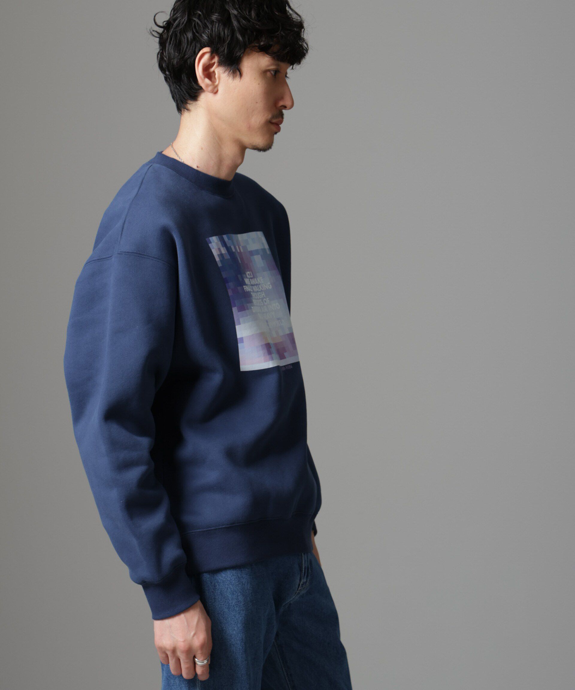 nano･universe「｢MOFFISIE｣オリジナルプリントスウェット」|Tシャツ・カットソー|