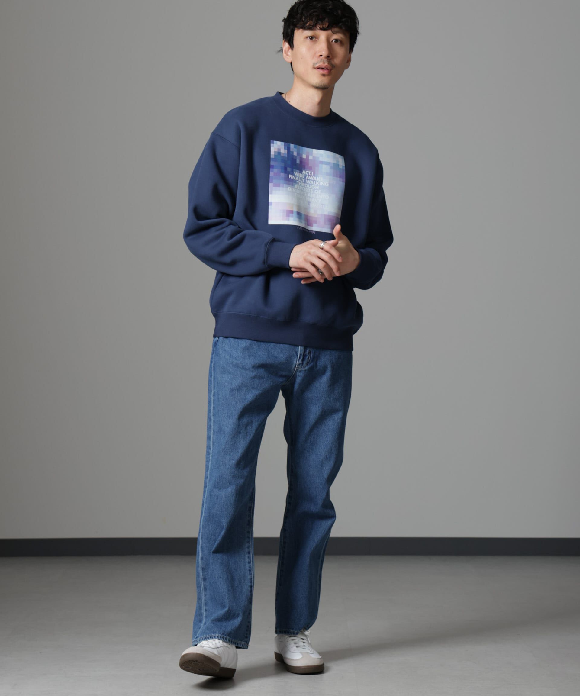 nano･universe「｢MOFFISIE｣オリジナルプリントスウェット」|Tシャツ・カットソー|