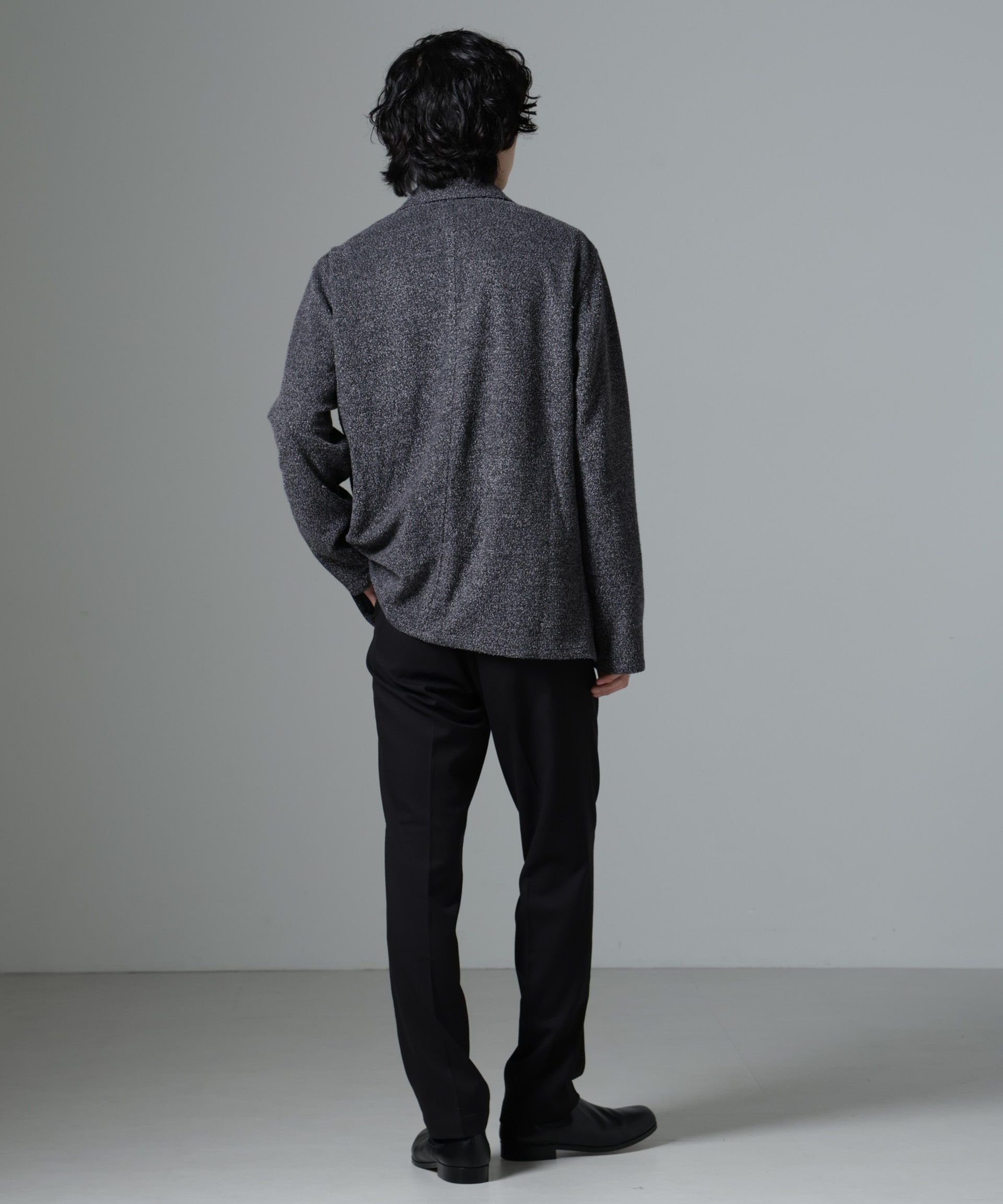 nano･universe「ストレッチメランジジャケット(セットアップ可)」|テーラードジャケット|