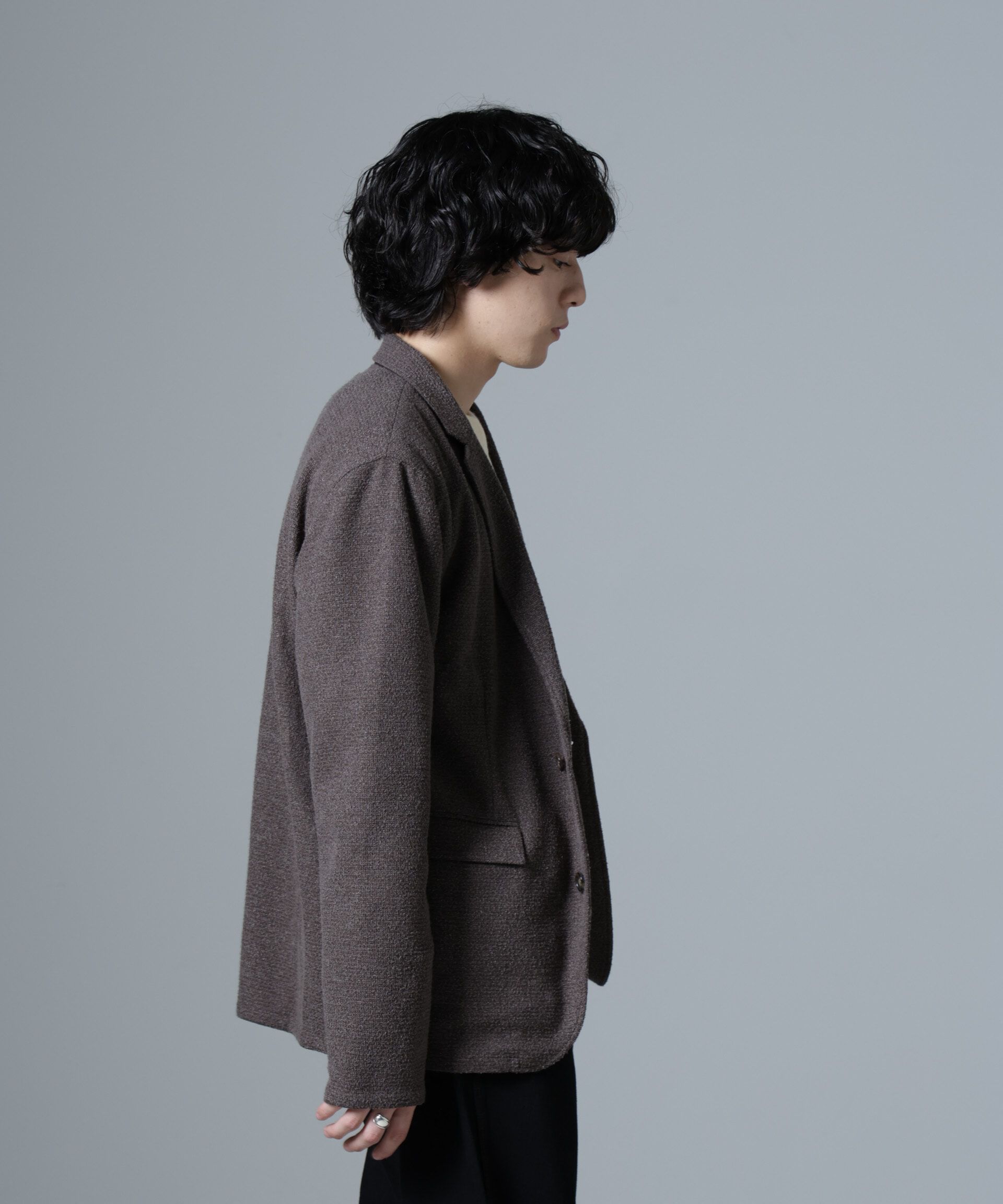 nano･universe「ストレッチメランジジャケット(セットアップ可)」|テーラードジャケット|