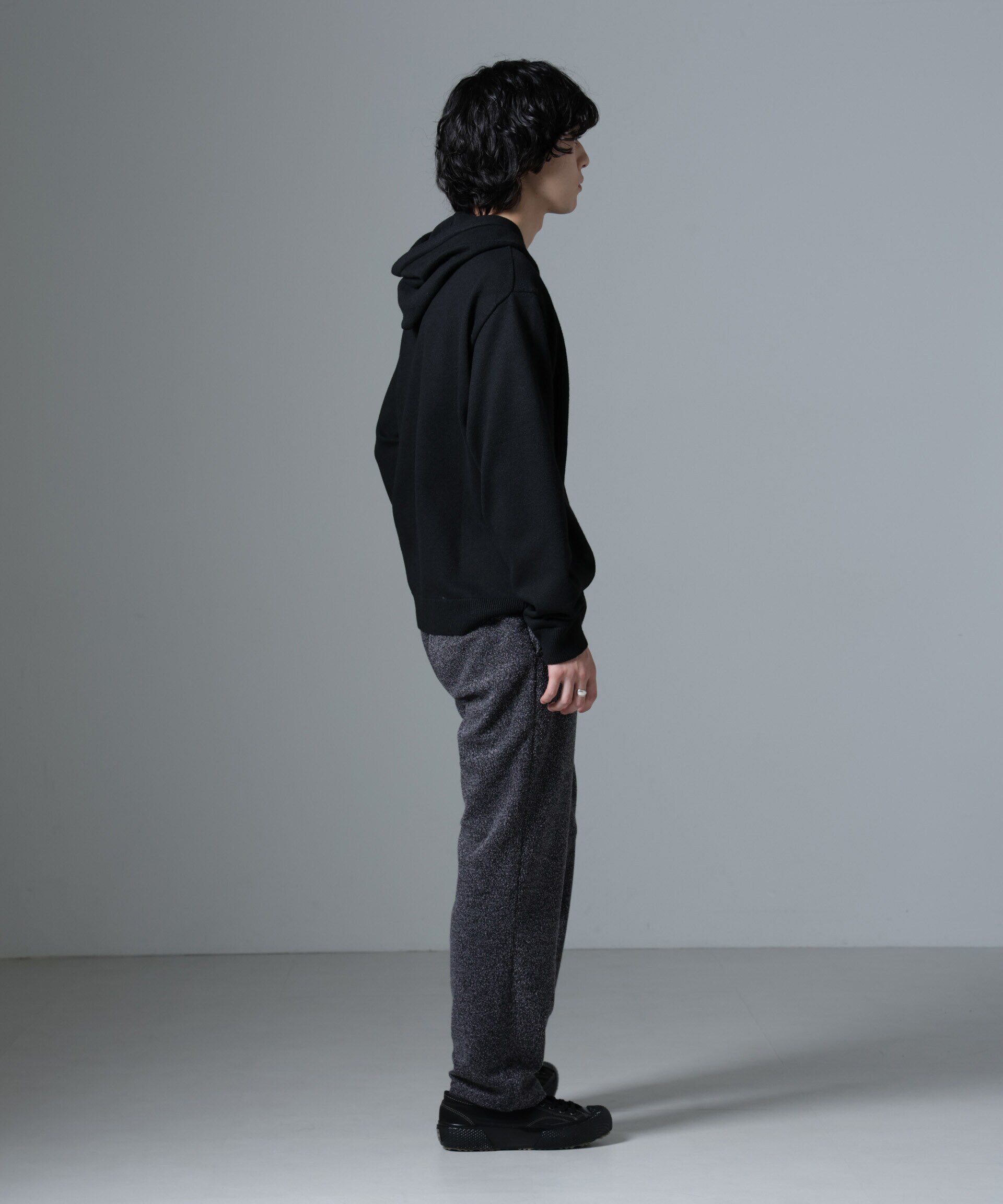 nano･universe「ストレッチメランジイージーパンツ(セットアップ可)」|チノ|