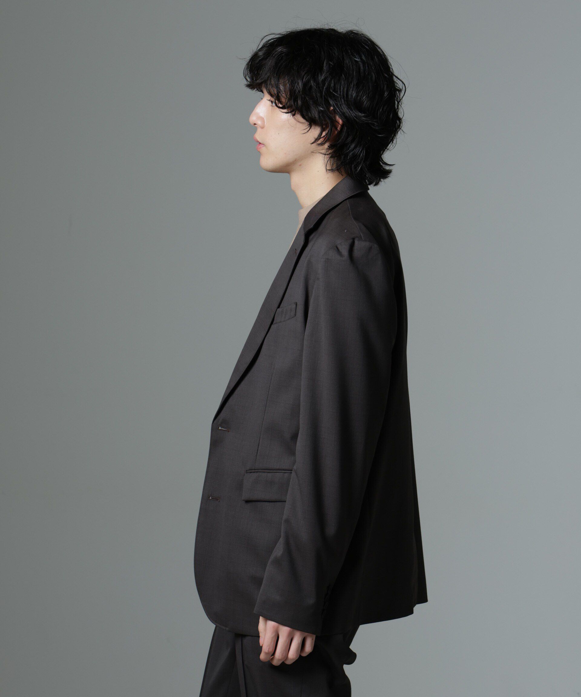 nano･universe「「N JACKET PREMIUM」RENU(R)T/Wシャドーチェックジャケット(セットアップ可)」|スーツ|