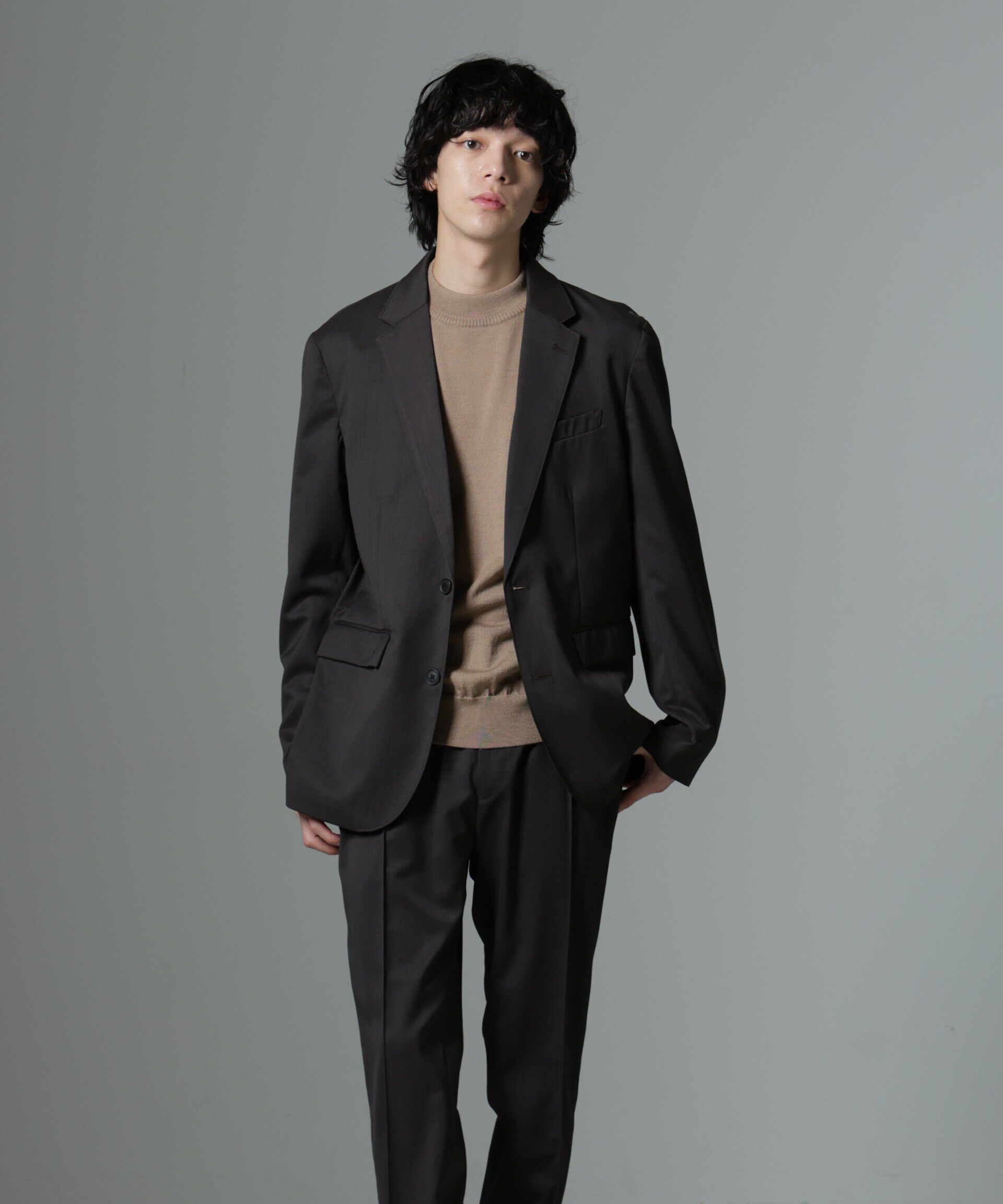 nano･universe「「N JACKET PREMIUM」RENU(R)T/Wシャドーチェックジャケット(セットアップ可)」|スーツ|