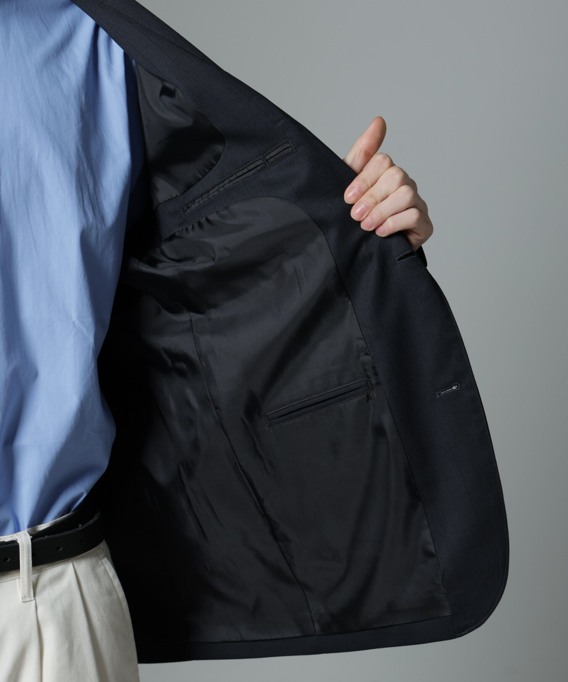 nano･universe「「N JACKET PREMIUM」RENU(R)T/Wシャドーチェックジャケット(セットアップ可)」|スーツ|