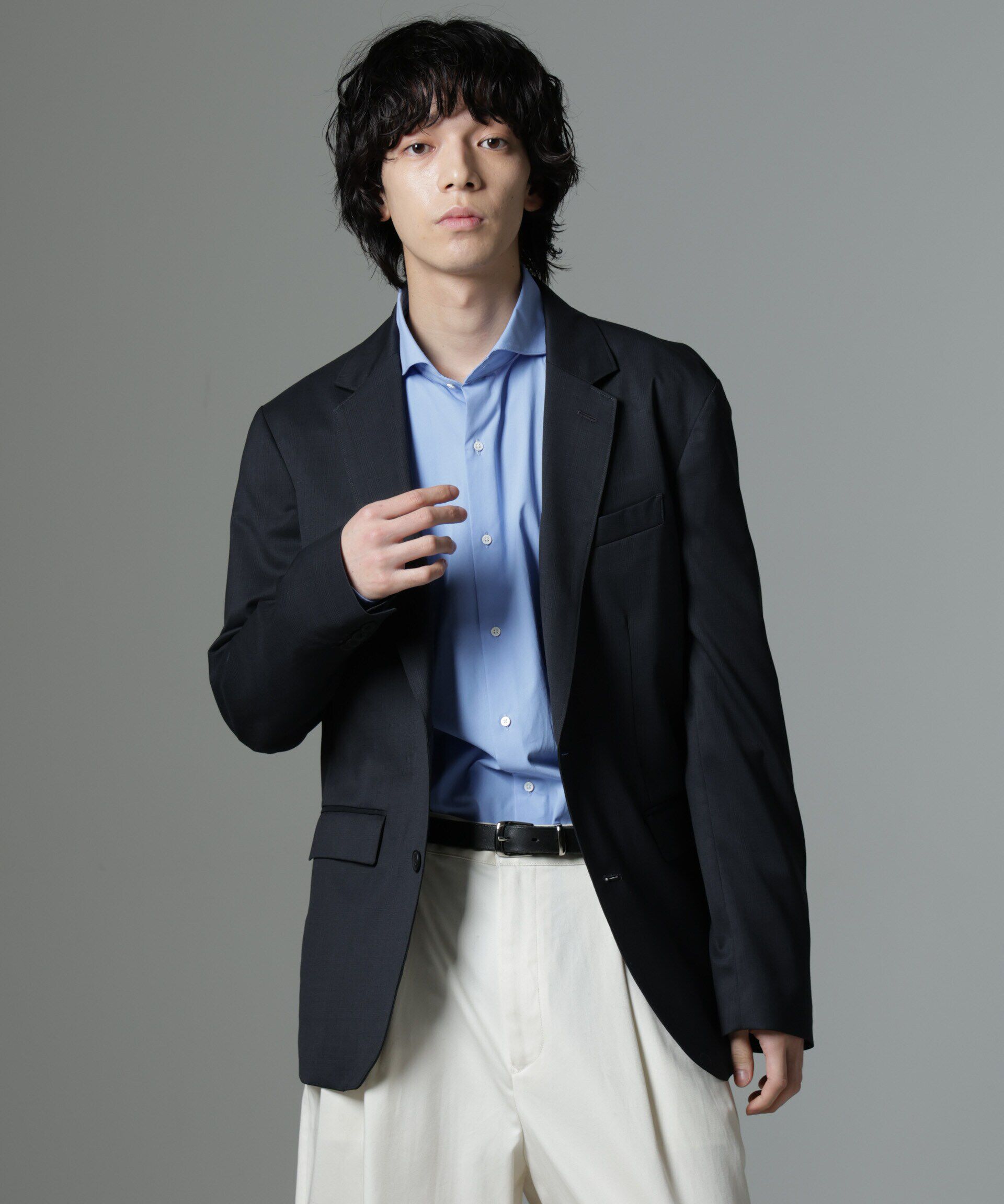 nano･universe「「N JACKET PREMIUM」RENU(R)T/Wシャドーチェックジャケット(セットアップ可)」|スーツ|