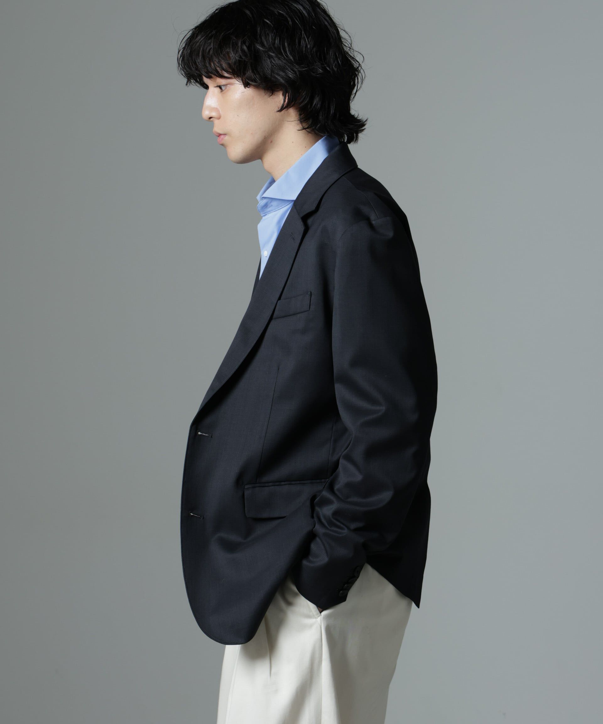 nano･universe「「N JACKET PREMIUM」RENU(R)T/Wシャドーチェックジャケット(セットアップ可)」|スーツ|