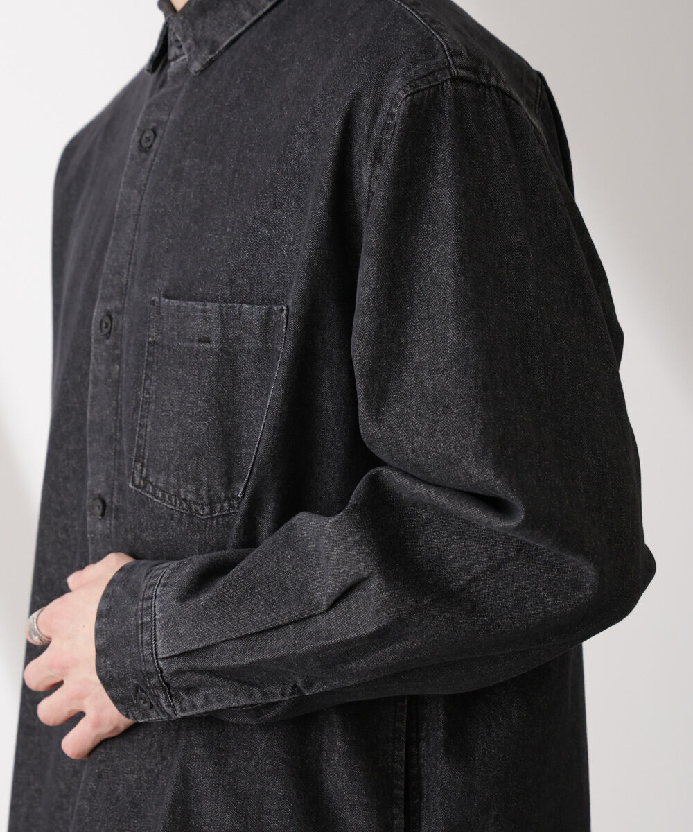 nano･universe「ライトオンスデニムシャツ 長袖」|シャツ・ブラウス|