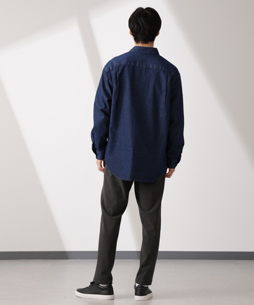 nano･universe「ライトオンスデニムシャツ 長袖」|シャツ・ブラウス|