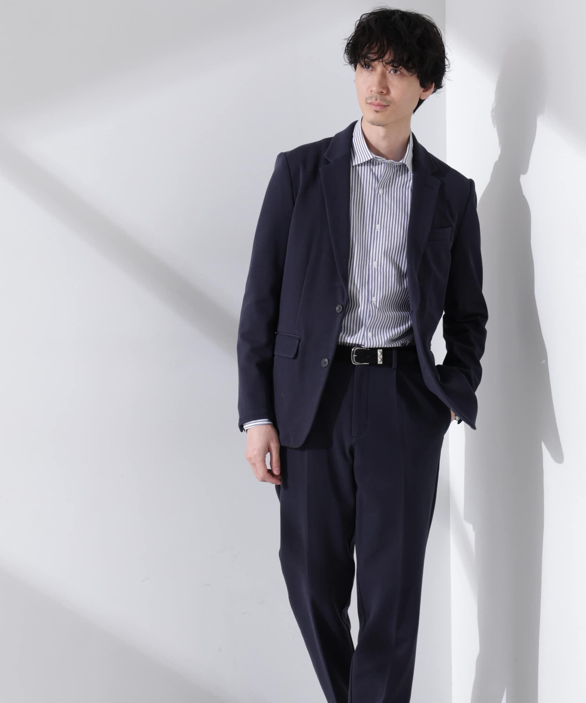 nano･universe「｢Damerino｣ストレッチカノコセットアップ」|スーツ|ネイビー