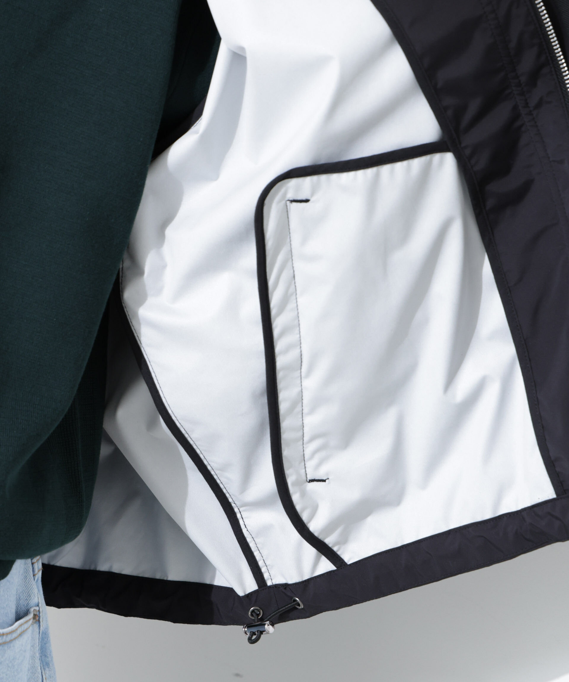 nano･universe「3レイヤースタンドブルゾン」|ブルゾン・スタジャン|