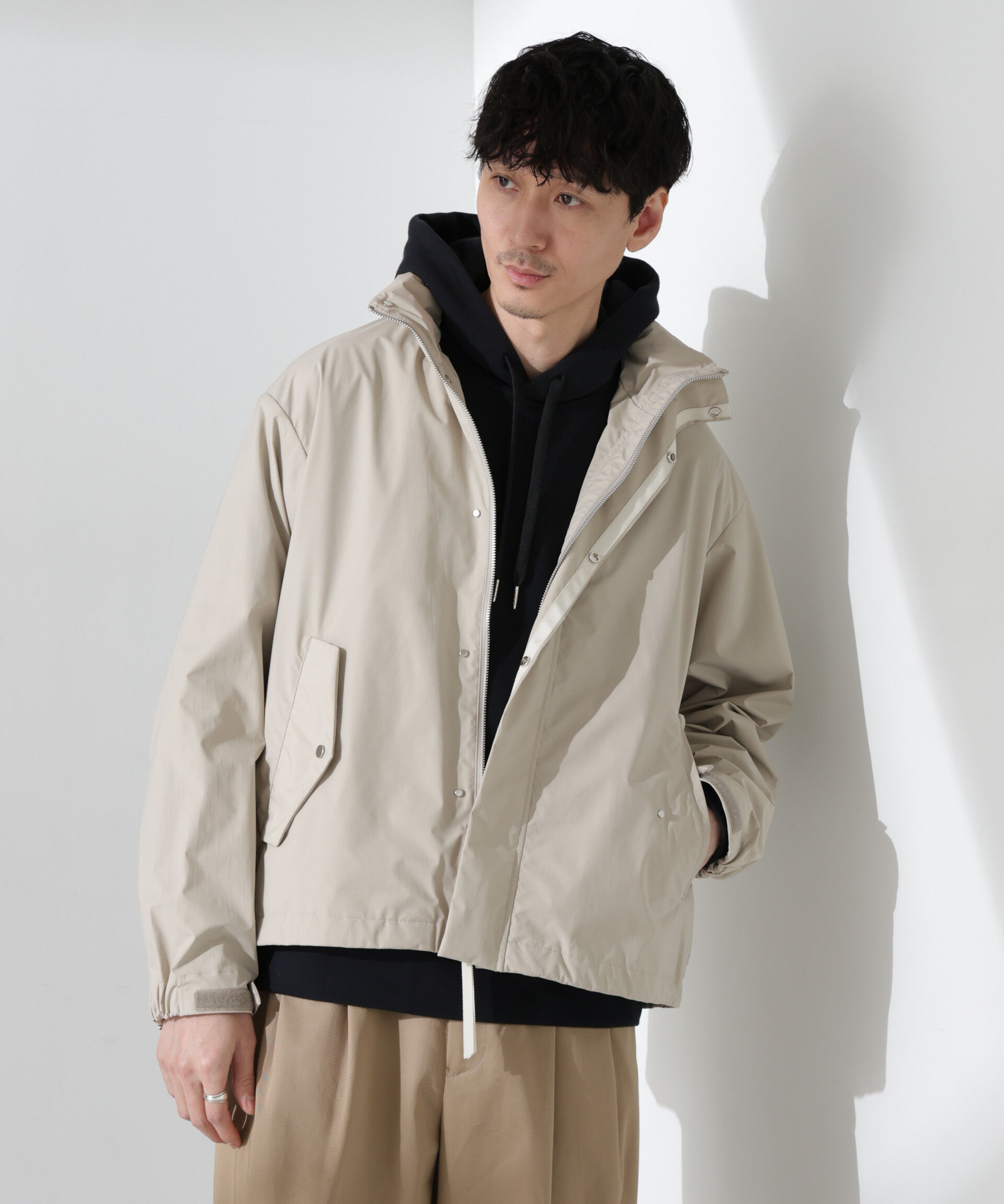 nano･universe「3レイヤースタンドブルゾン」|ブルゾン・スタジャン|