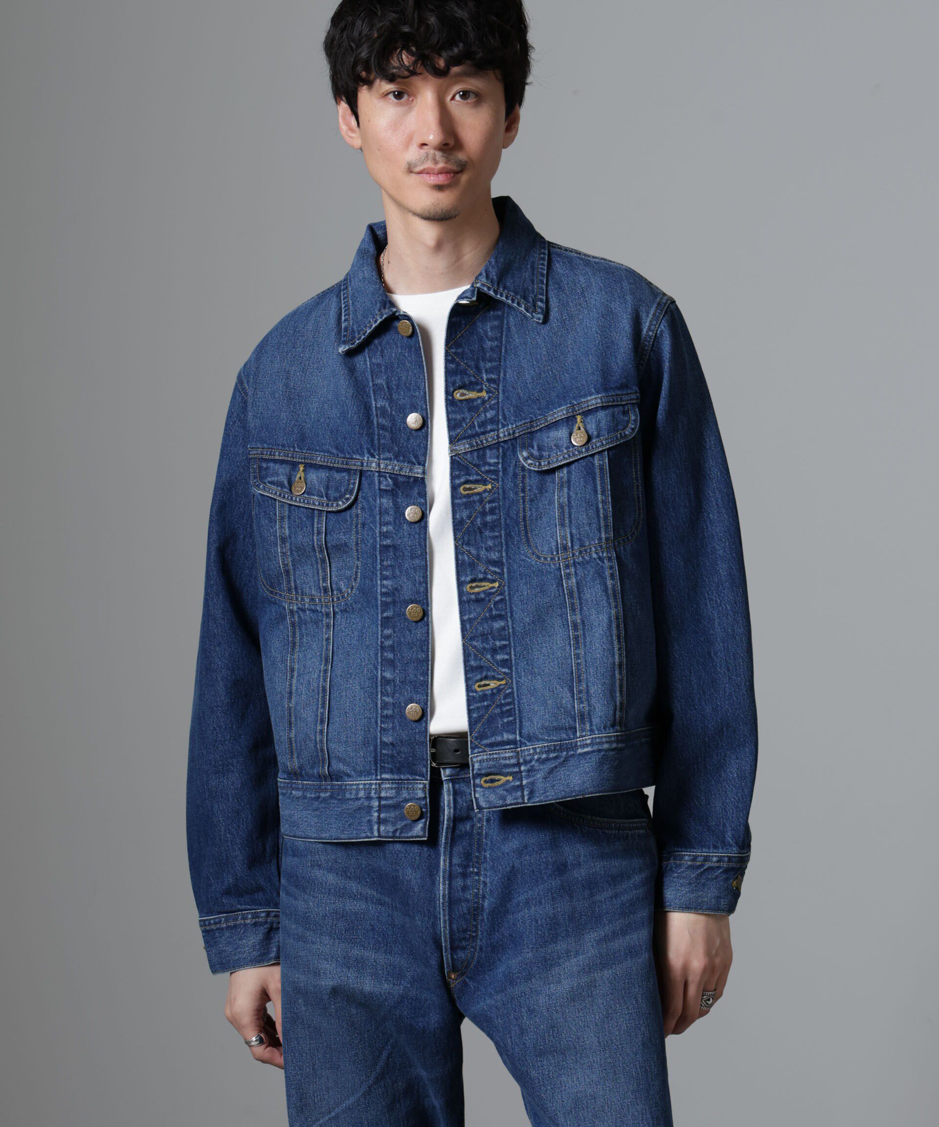 nano･universe「Lee/別注 Lee 101-J DENIM JACKET(セットアップ可)」|ブルゾン・スタジャン|