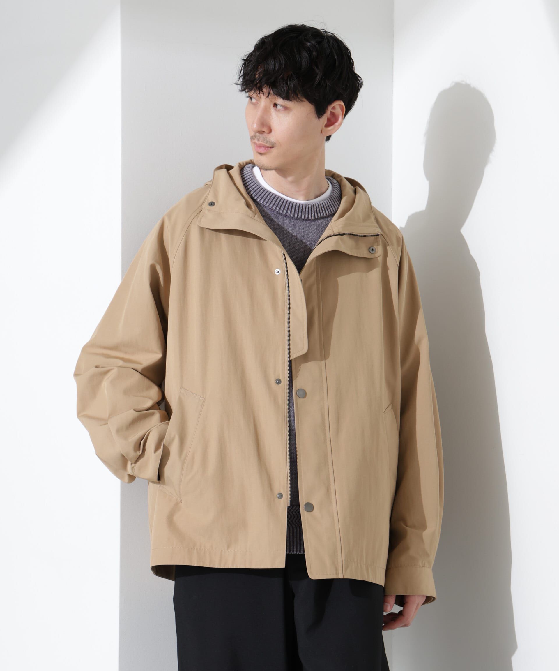 nano･universe「ウェザークロスショートモッズブルゾン」|ブルゾン・スタジャン|