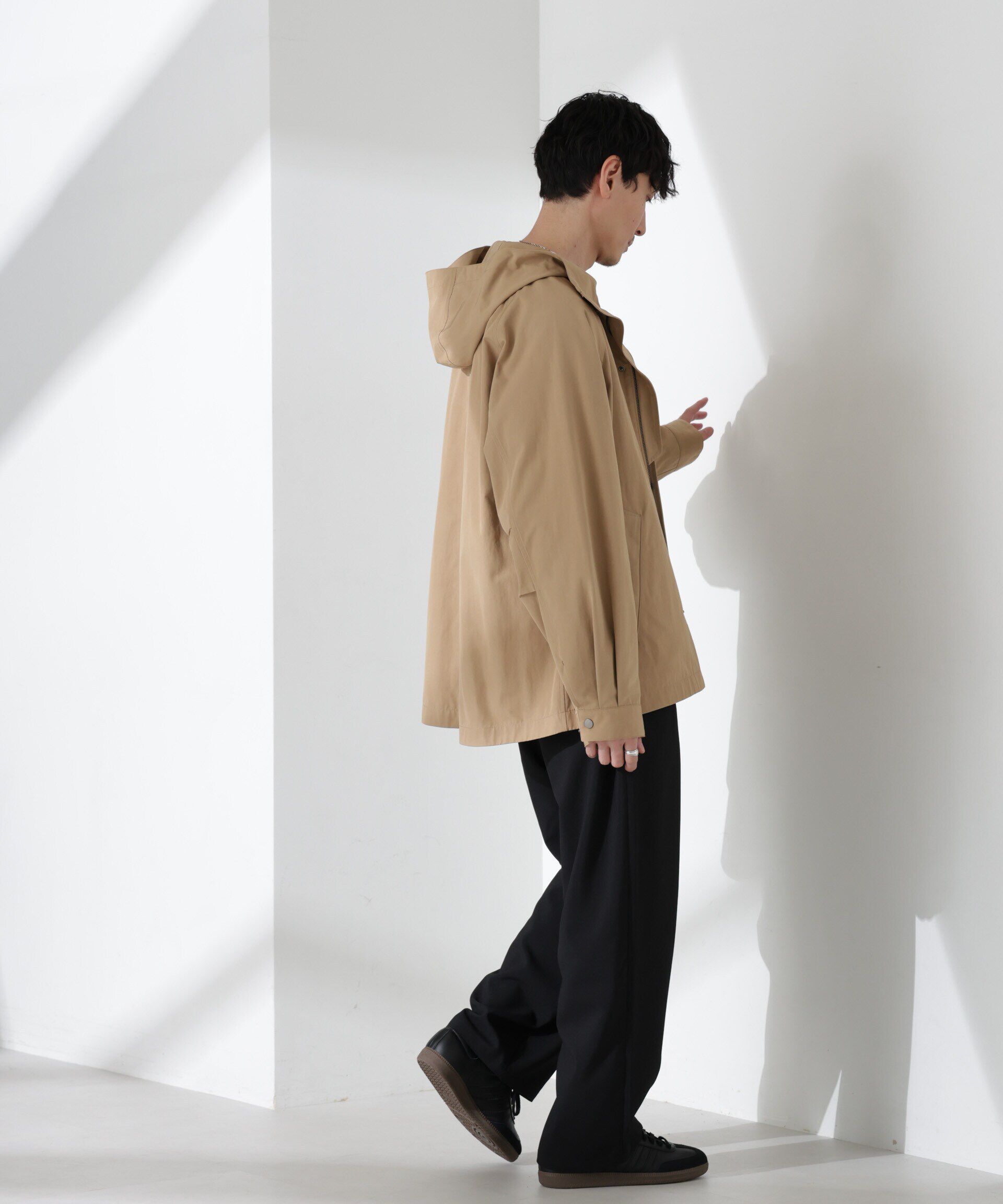 nano･universe「ウェザークロスショートモッズブルゾン」|ブルゾン・スタジャン|