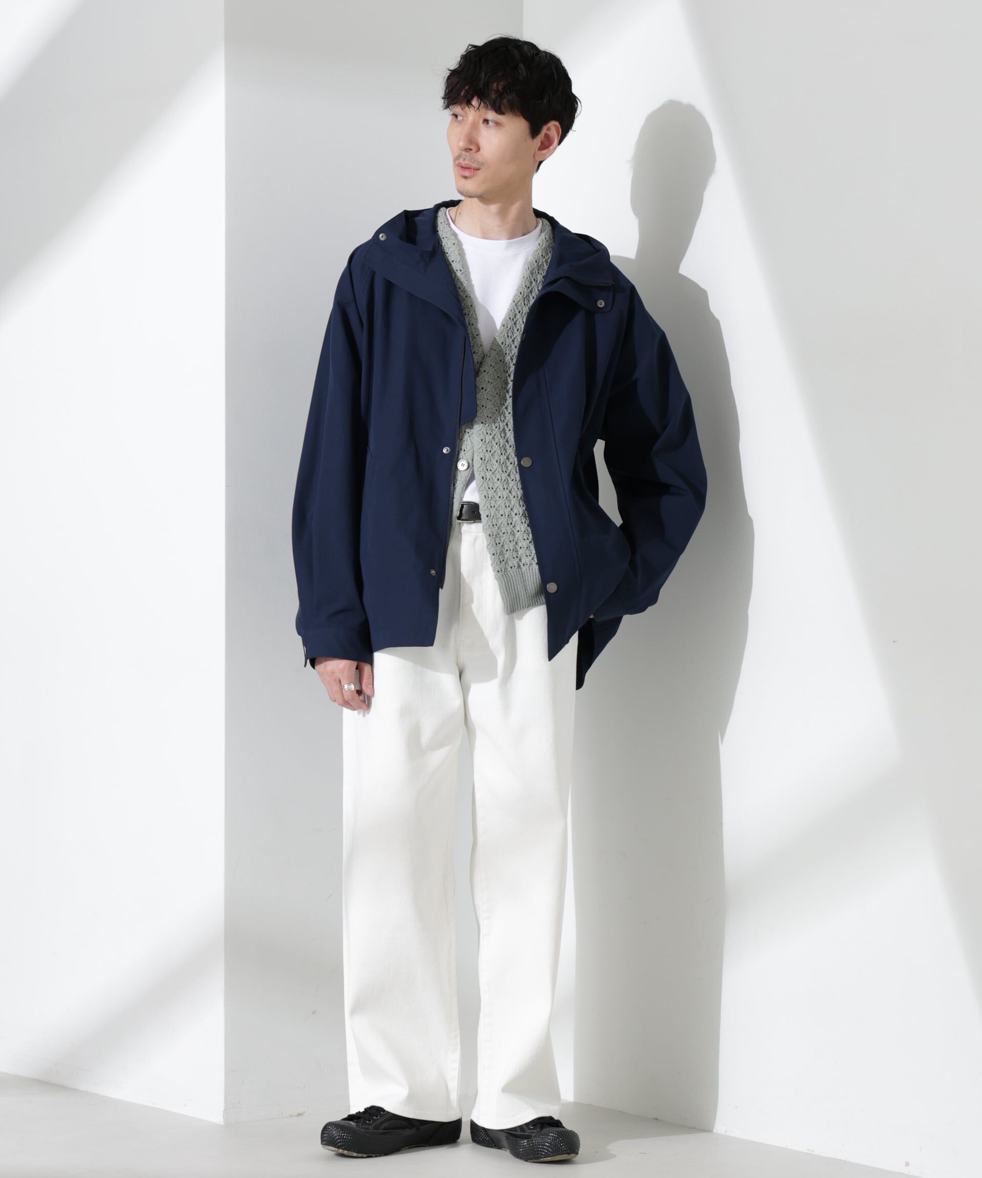 nano･universe「ウェザークロスショートモッズブルゾン」|ブルゾン・スタジャン|