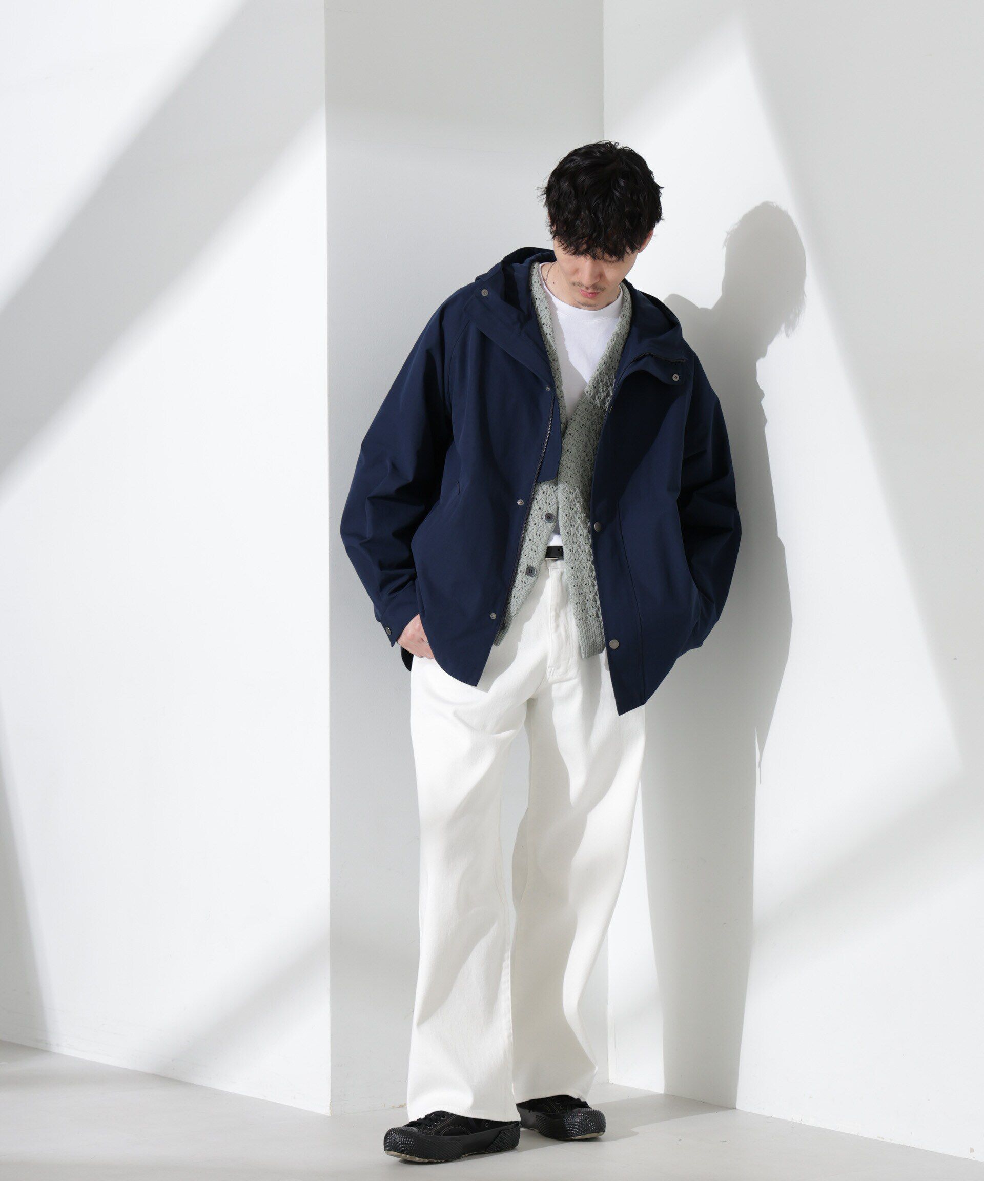 nano･universe「ウェザークロスショートモッズブルゾン」|ブルゾン・スタジャン|