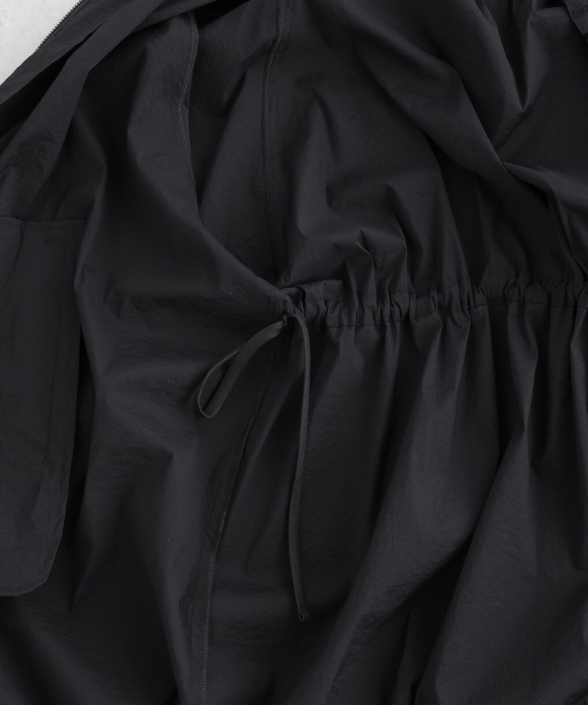 nano･universe「ナイロンワッシャーオーバーサイズライトブルゾン」|ブルゾン・スタジャン|