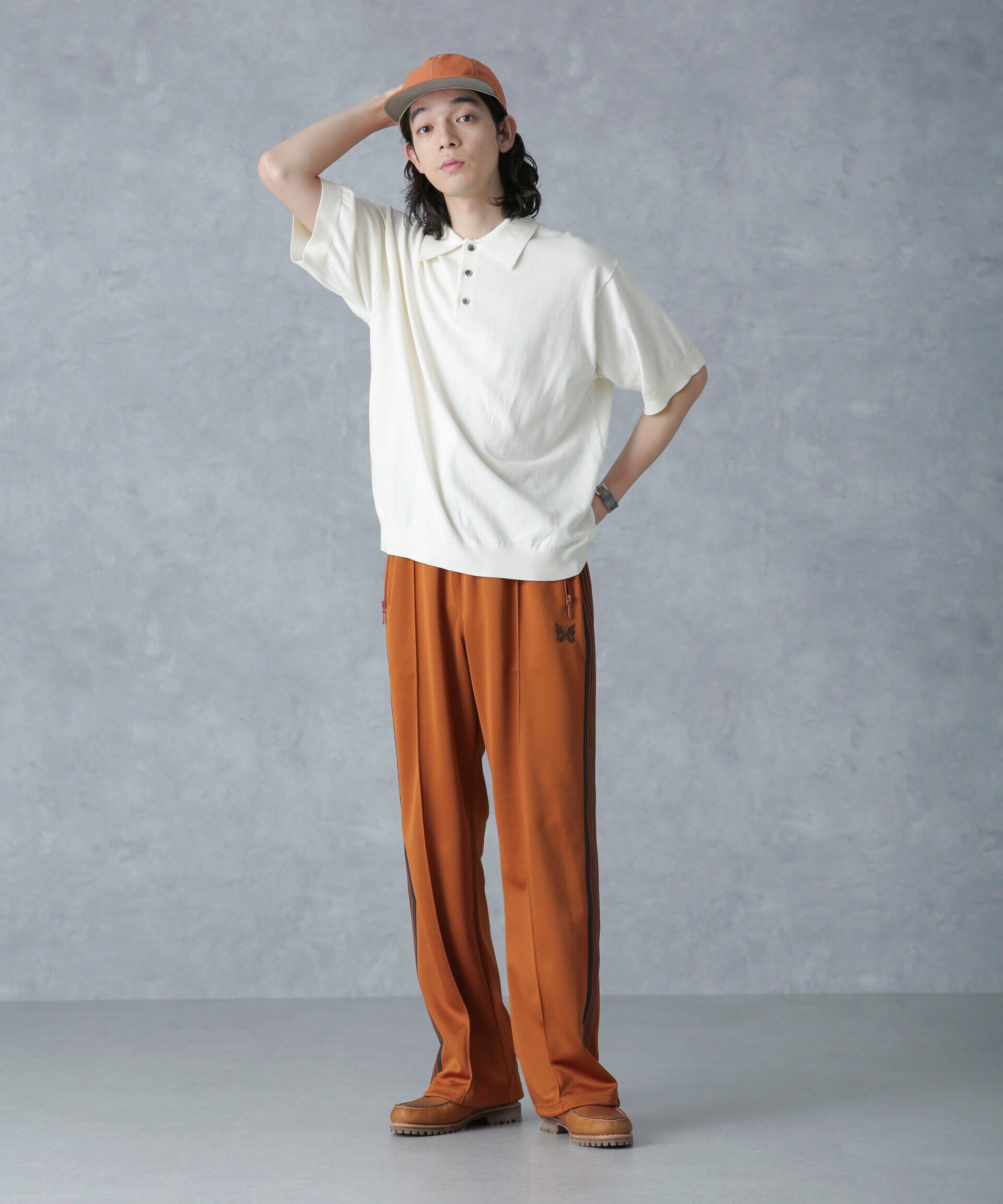 nano･universe「POTEN/別注 SEERSUCKER STITCH CAP」|キャップ・キャスケット|