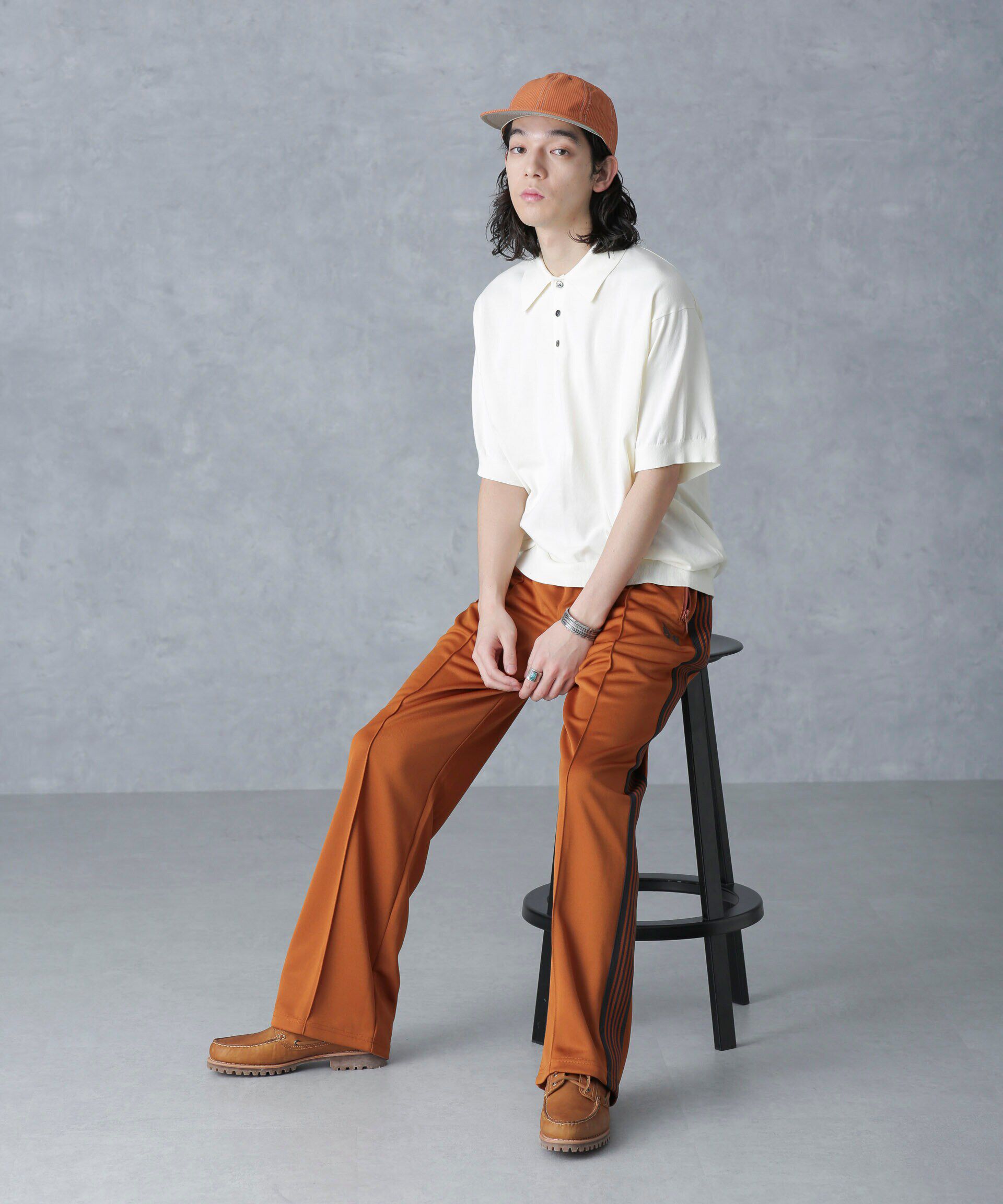 nano･universe「POTEN/別注 SEERSUCKER STITCH CAP」|キャップ・キャスケット|