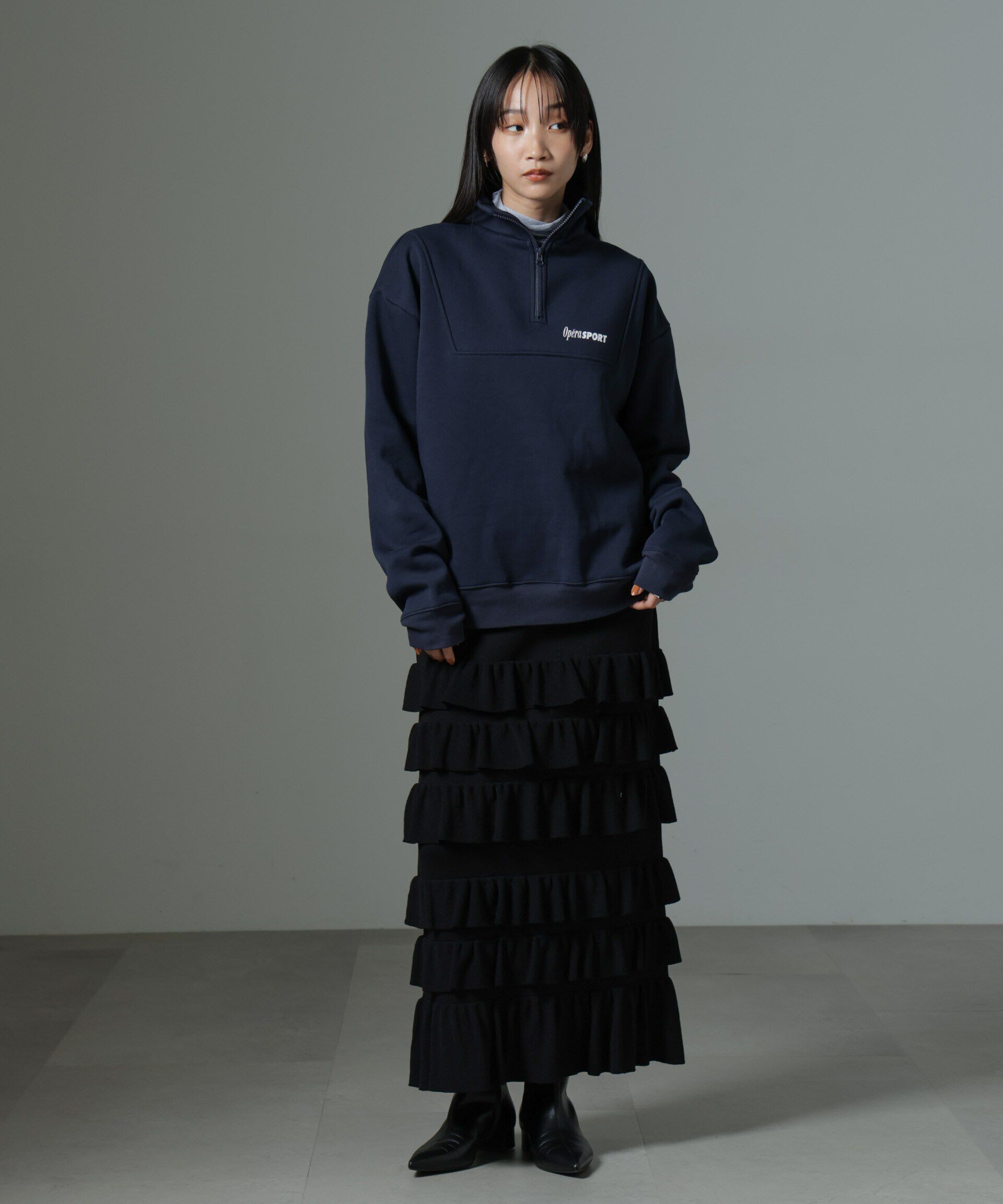 nano･universe「OperaSPORT/MARLEY UNISEX HALFZIP」|Tシャツ・カットソー|