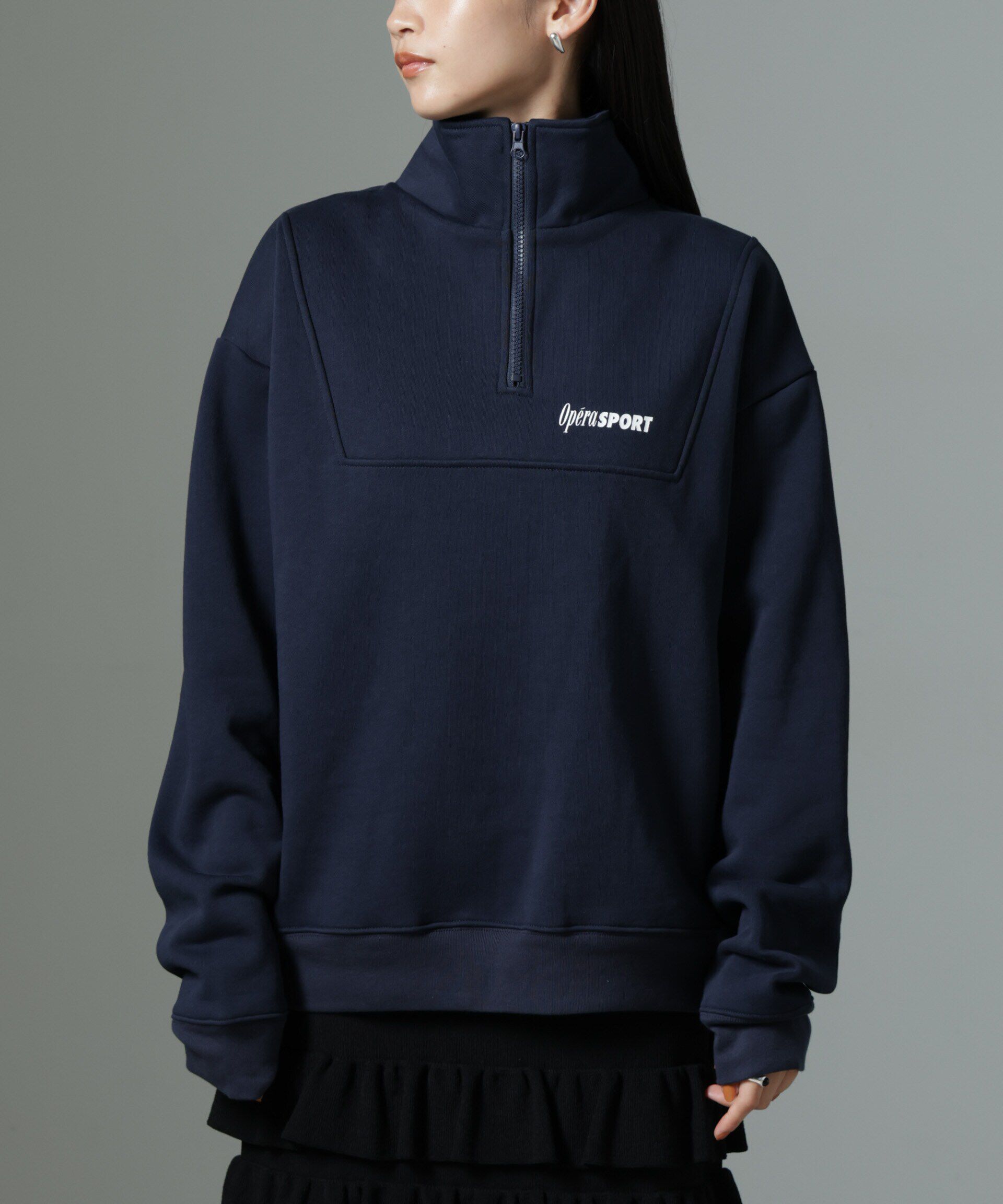 nano･universe「OperaSPORT/MARLEY UNISEX HALFZIP」|Tシャツ・カットソー|