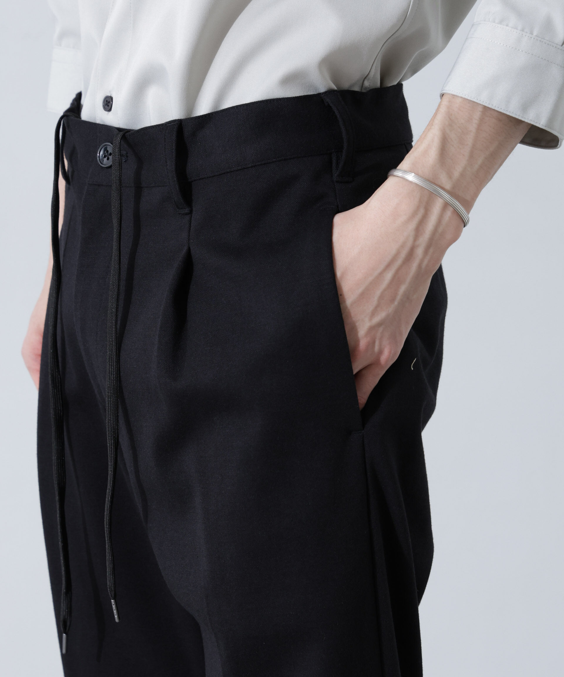 nano･universe「ストレッチカノコスラックス(セットアップ可)」|チノ|