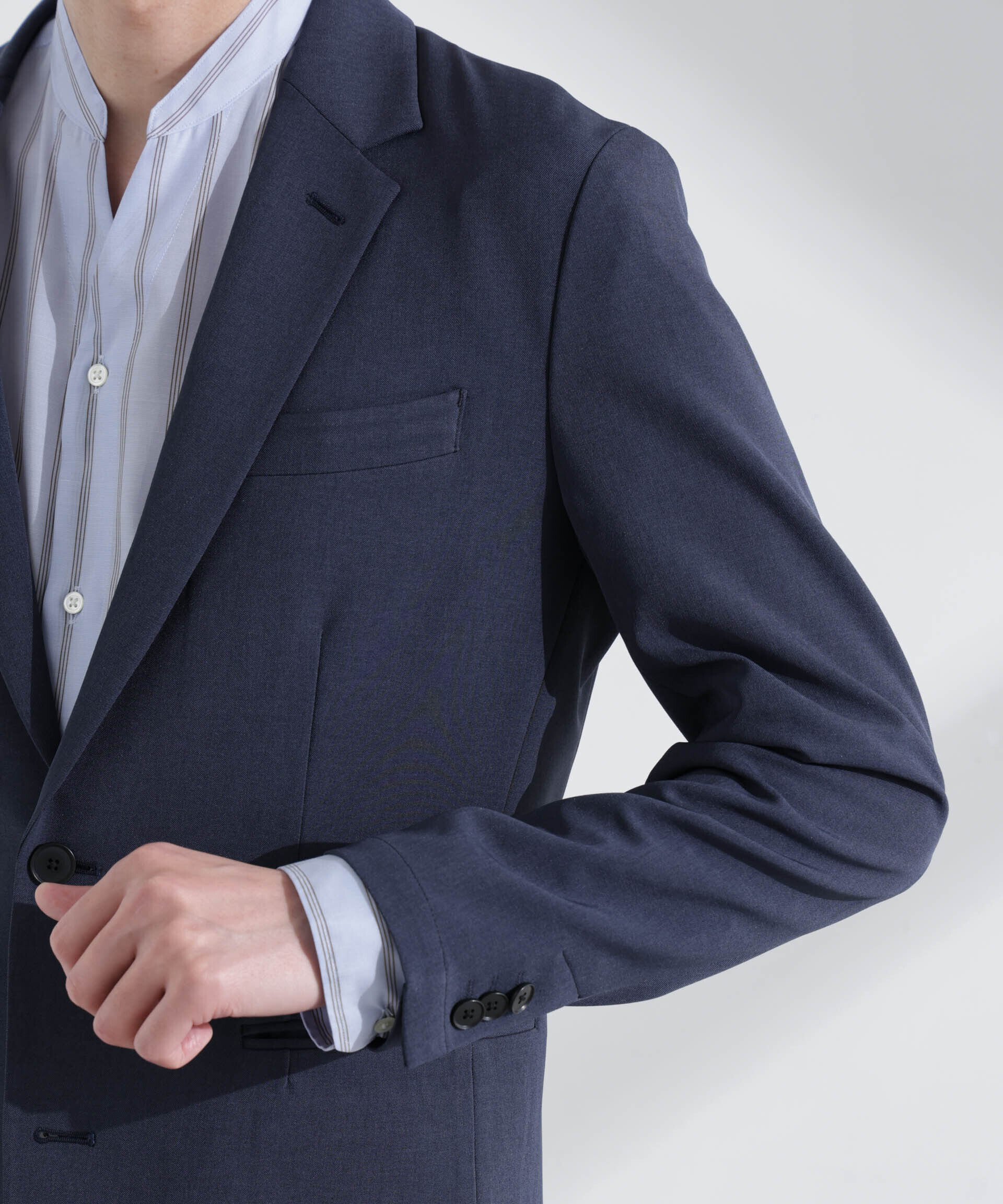 nano･universe「「Damerino」メランジドライツイル4WAYストレッチセットアップ」|スーツ|