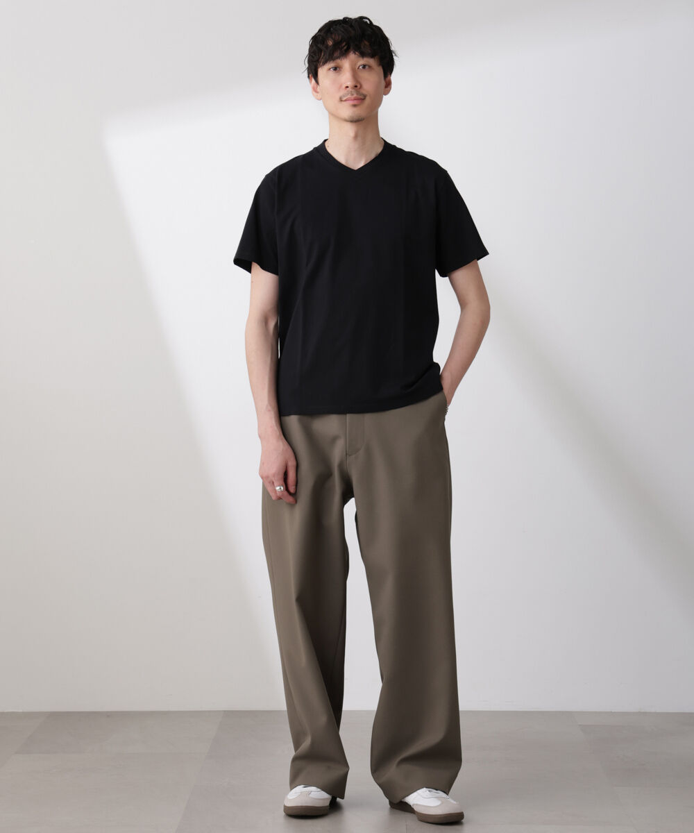 nano･universe「｢SOIGNE｣ECOPET(R)&times;AEROツイルストレッチチノスラックス」|チノ|