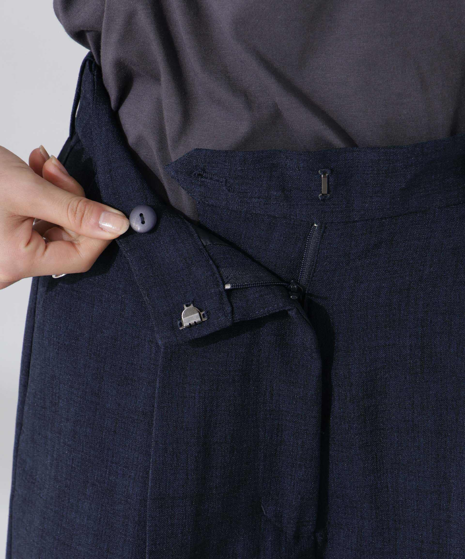 nano･universe「多機能素材スラックス(セットアップ可)」|チノ|