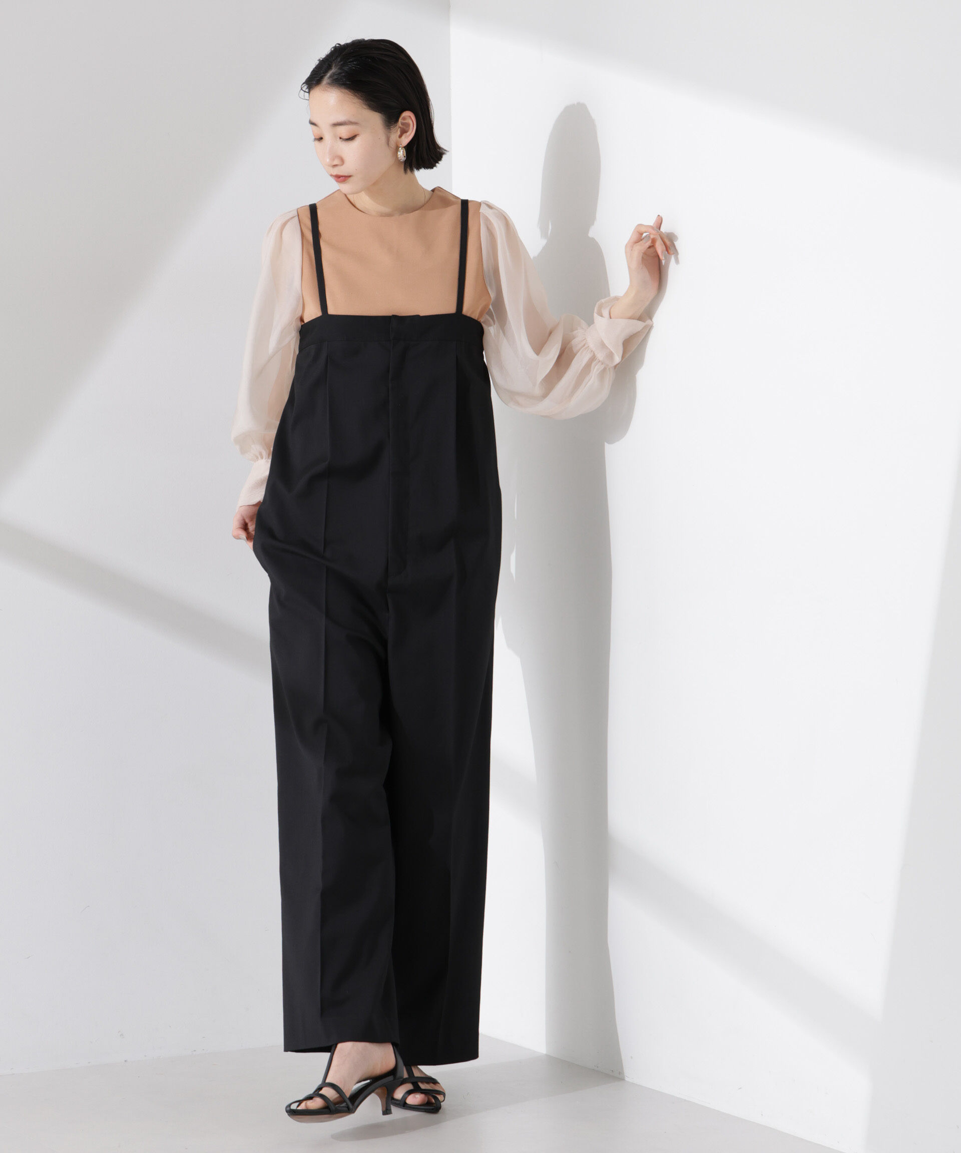 nano･universe「ｵｰｶﾞﾝｼﾞｰｽﾘｰﾌﾞｺﾝﾋﾞｶｯﾄｼﾞｮｰｾﾞｯﾄﾄｯﾌﾟｽ(」|Tシャツ・カットソー|