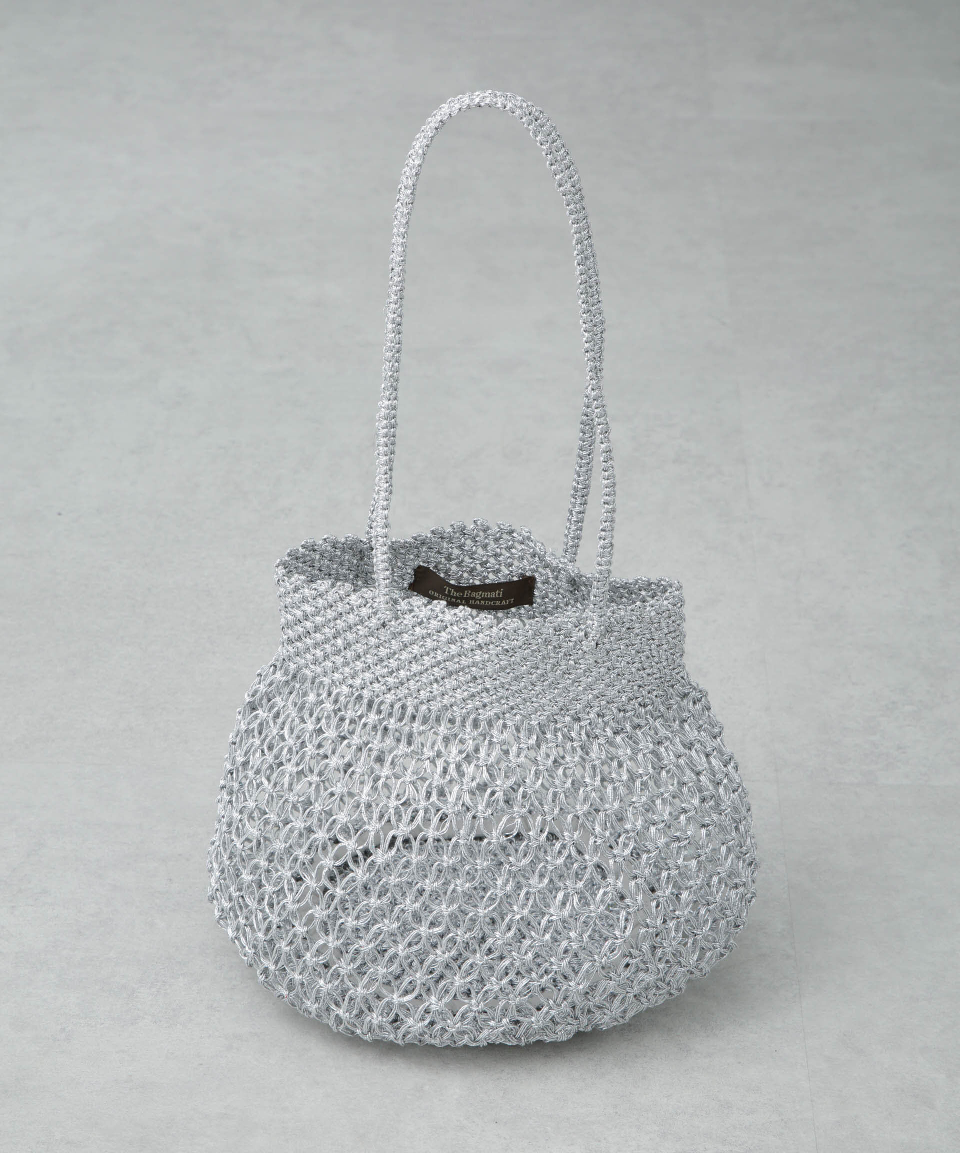 nano･universe「The Bagmati/メタリック マクラメバッグ」|ショルダー・メッセンジャー|