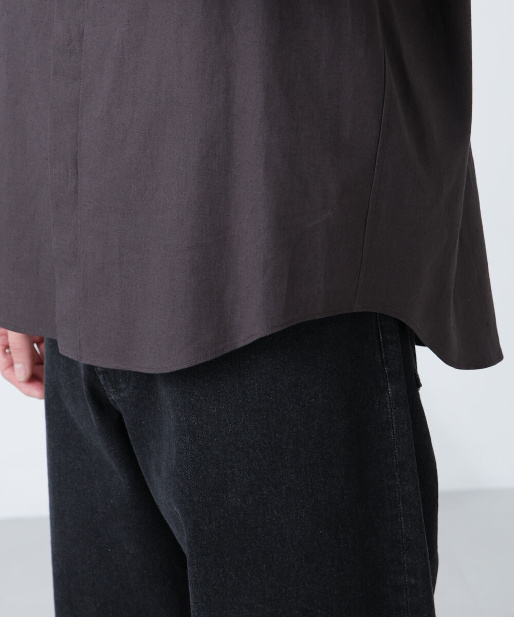 nano･universe「「BELGIUM LINEN FABRICS」リネンコットンレギュラーシャツ」|シャツ・ブラウス|