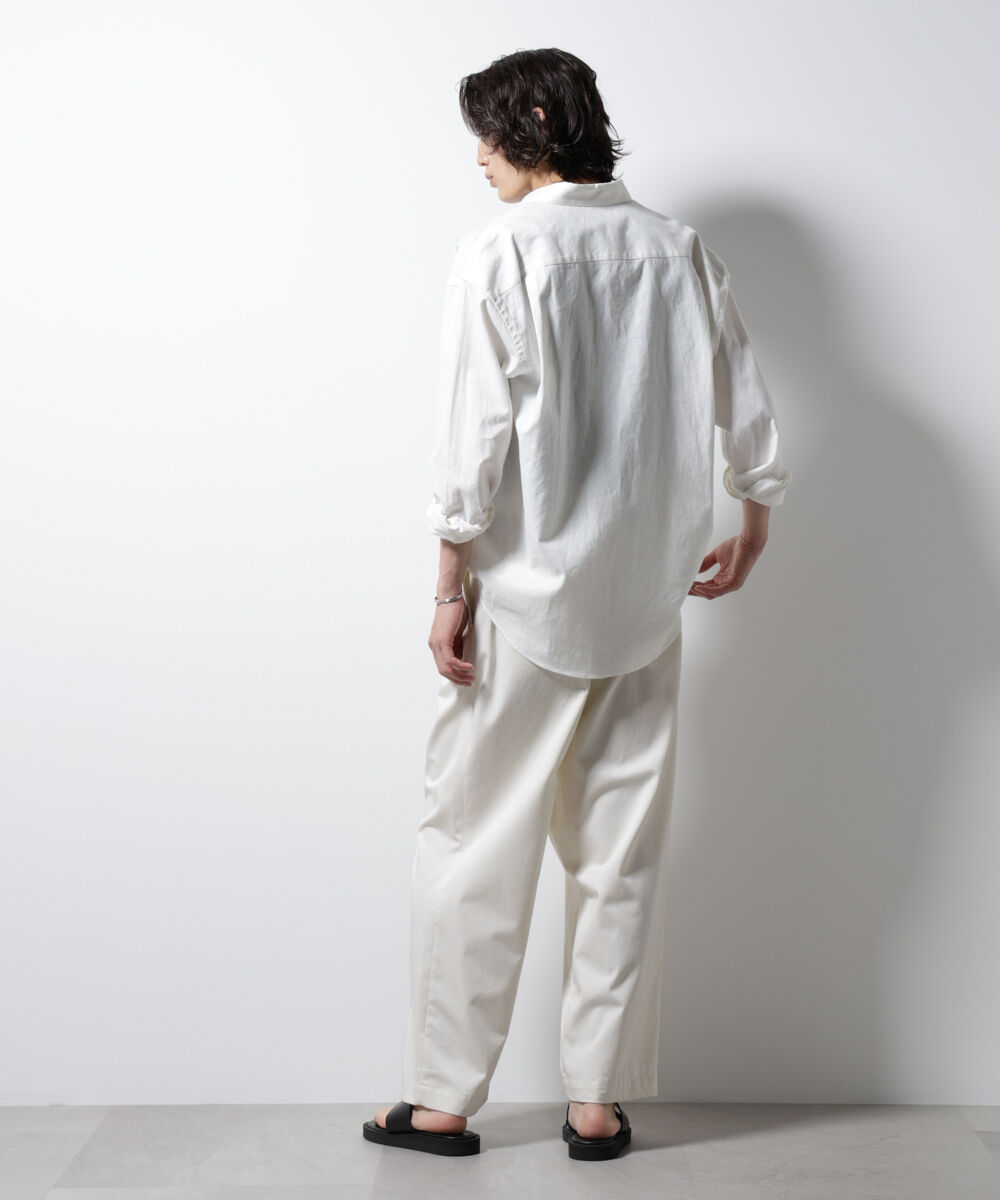 nano･universe「「BELGIUM LINEN FABRICS」リネンコットンレギュラーシャツ」|シャツ・ブラウス|